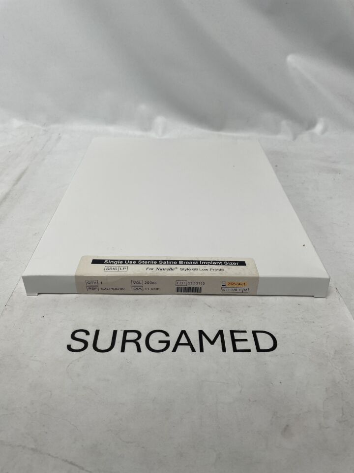 SZLP68200 - ALLERGAN - Natrelle Saline Breast Implant Sizer for Natrelle Style 68 Low Profile, 200cc, (BX/1)