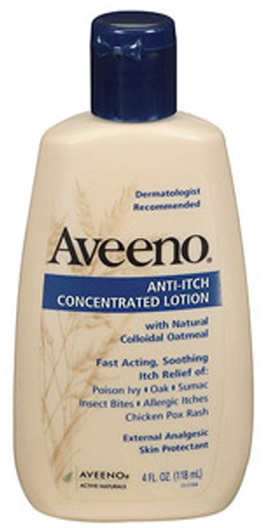 637575 - Aveeno - Aveeno Anti-Itch Concentrated Lotion, Calamine 3% Strength, 4 oz. Bottle of 1, (EA)