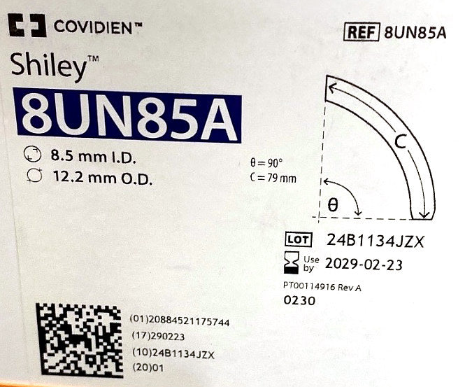 8UN85A - COVIDIEN - Adult Flexible Tracheostomy Tube Cuffless Disposable Inner Cannula, (BX/1)