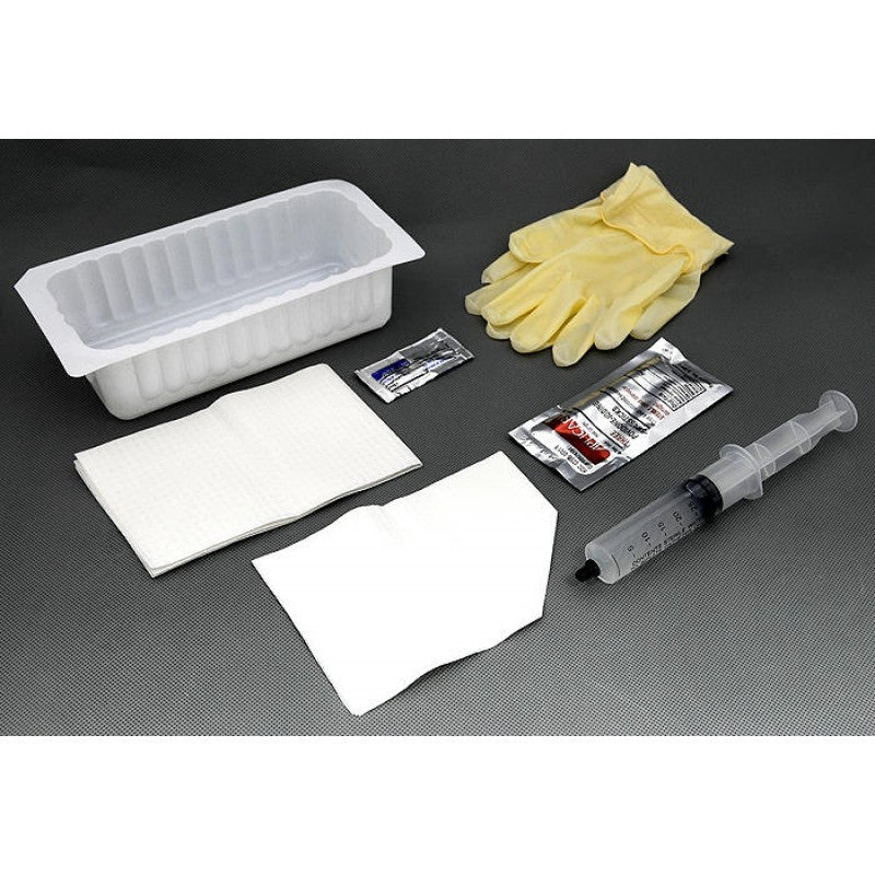 646058 - AMSure - AMSure Foley Catheter Insertion Tray with Prefilled 30 mL Syringe of Sterile Water, 1 L Outer Basin Tray, without Catheter, Pack of 1, (EA)