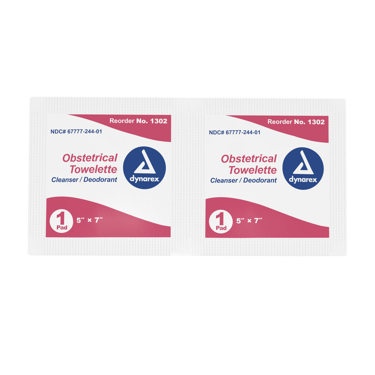 809780 - Dynarex - Obstetrical Cleansing Towelette Dynarex Individual Packet, 1302 Case of 1000, (CS)