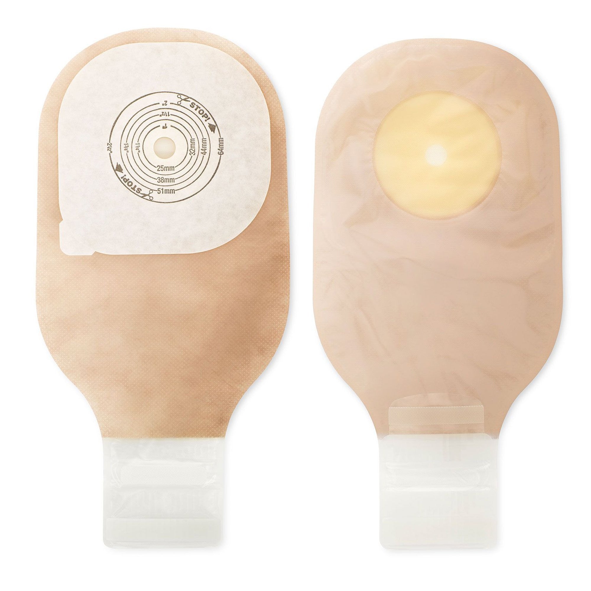 689137 - Premier - Ostomy Pouch Premier One-Piece System 12 Inch Length Oval, Flat, Trim to Fit 2-1/2 to 3 Inch Stoma Drainable 88402 Box of 10, (BX)
