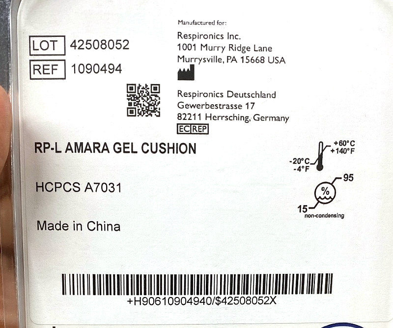 1090494 - RESPIRONICS - RP-Lamar’s gel cushion, (EA/1)