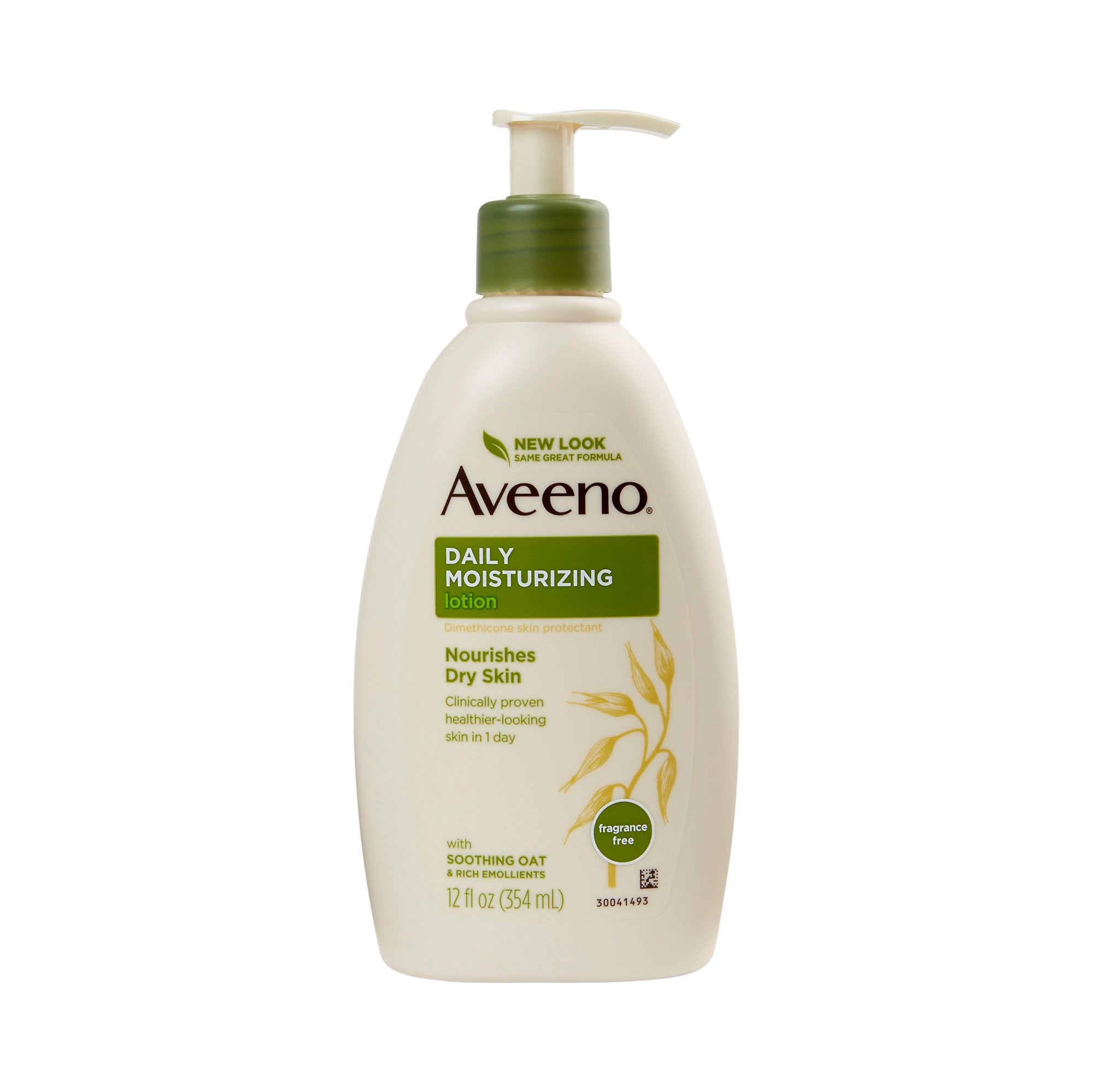 694993 - Aveeno - Aveeno 12 oz. Pump Bottle Unscented Lotion Case of 12, (CS)