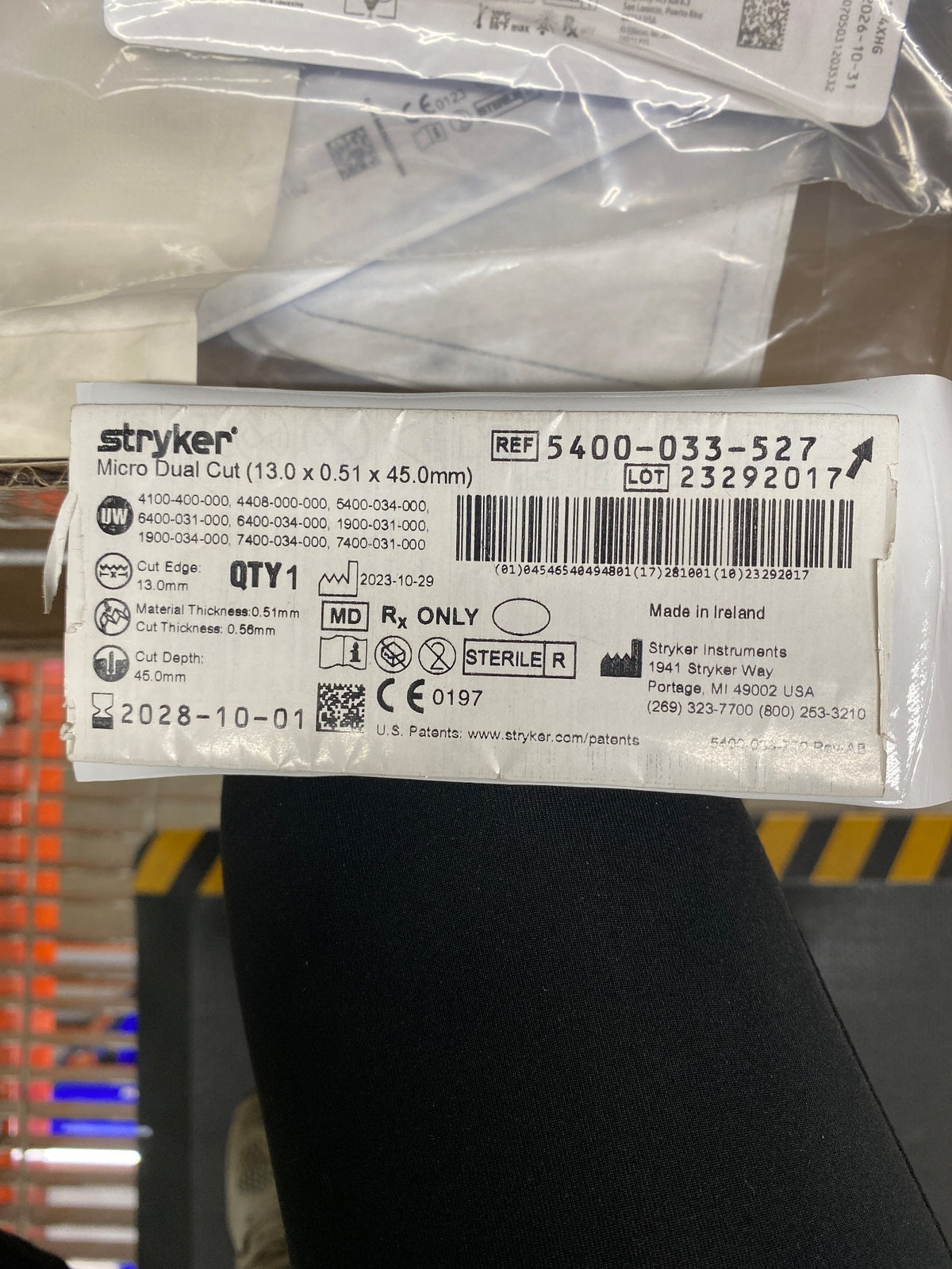 5400-033-527 - STRYKER - Micro Dual Cut (13.0 x 0.51 x 45.0mm), (EA/1)