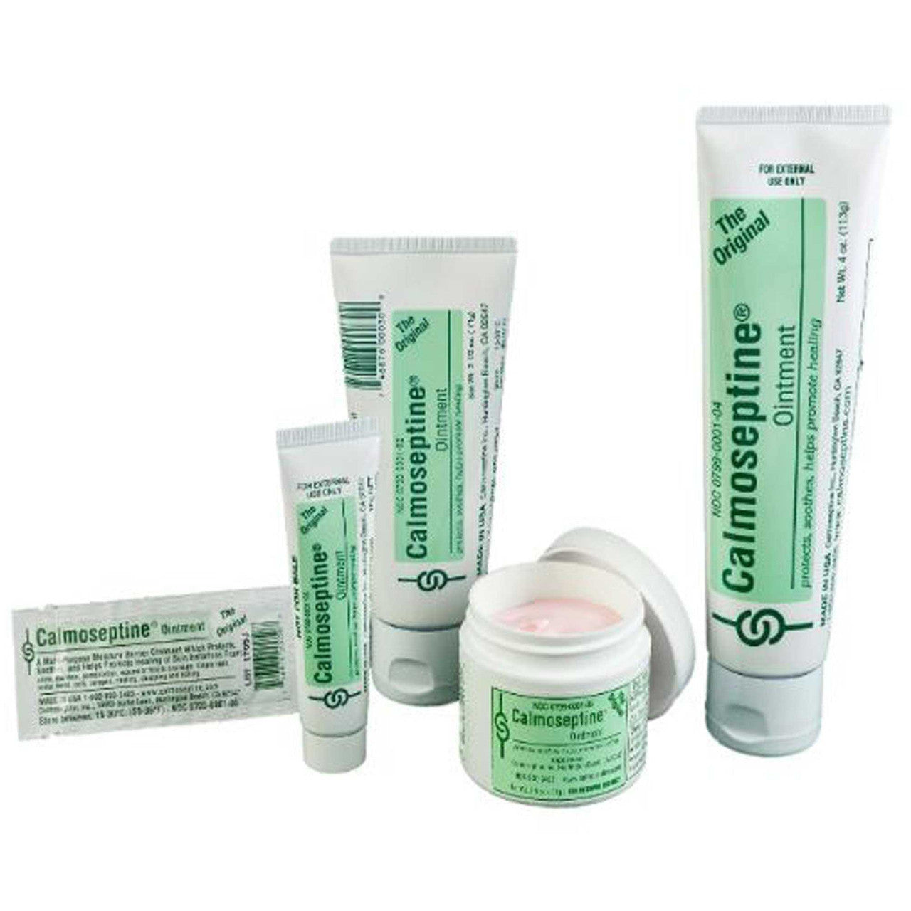 457916 - Calmoseptine - Calmoseptine Skin Protectant Ointment, 0.44% Menthol and 20.6% Zinc Oxide, 0.125 oz., Sample Pack of 1, (EA)