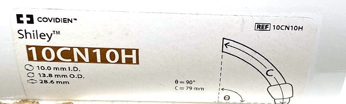 10CN10H - COVIDIEN - Adult Flexible Tracheostomy Tube with TaperGuard Cuff Disposable Inner Cannula, (BX/1)