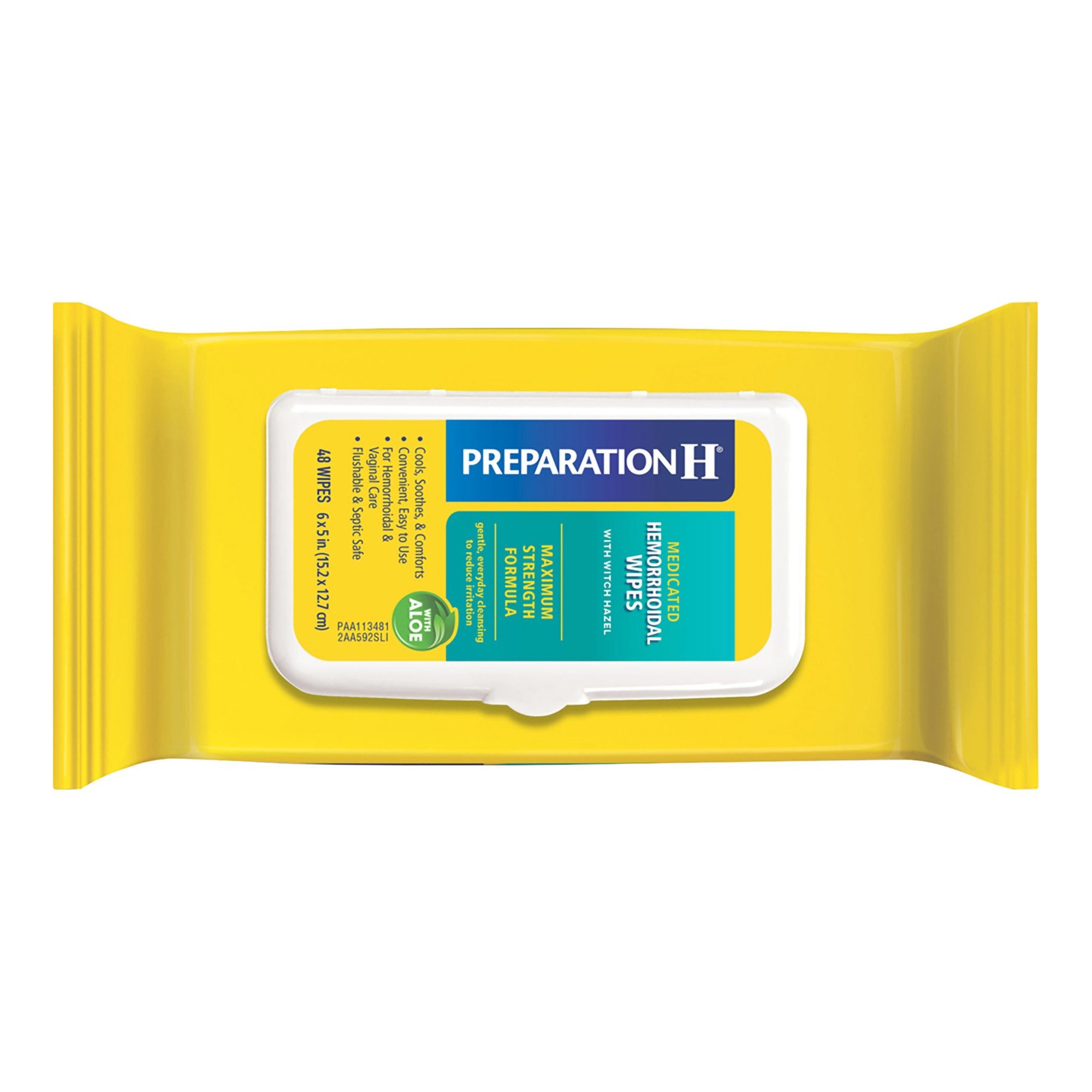 761950 - Preparation H - Hemorrhoid Relief Preparation H Pad 48 Box of 1, (BX)