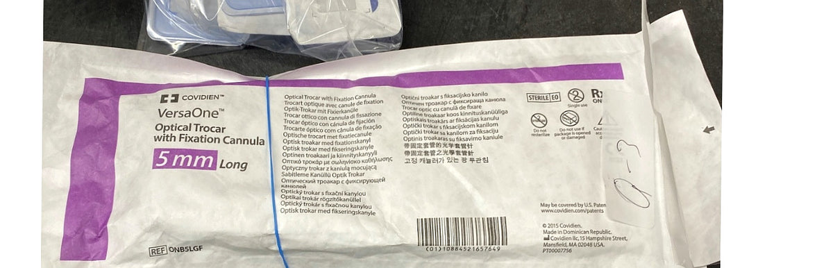 ONB5LGF - COVIDIEN - Bladeless Optical Trocar with Fixation Cannula, (EA/1)