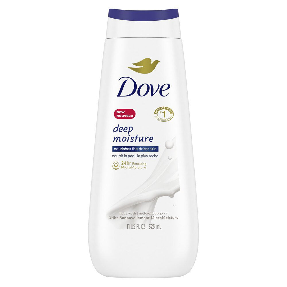 785374 - Dove - Body Wash Dove Deep Moisture Liquid 12 oz. Bottle Pack of 1, (EA)