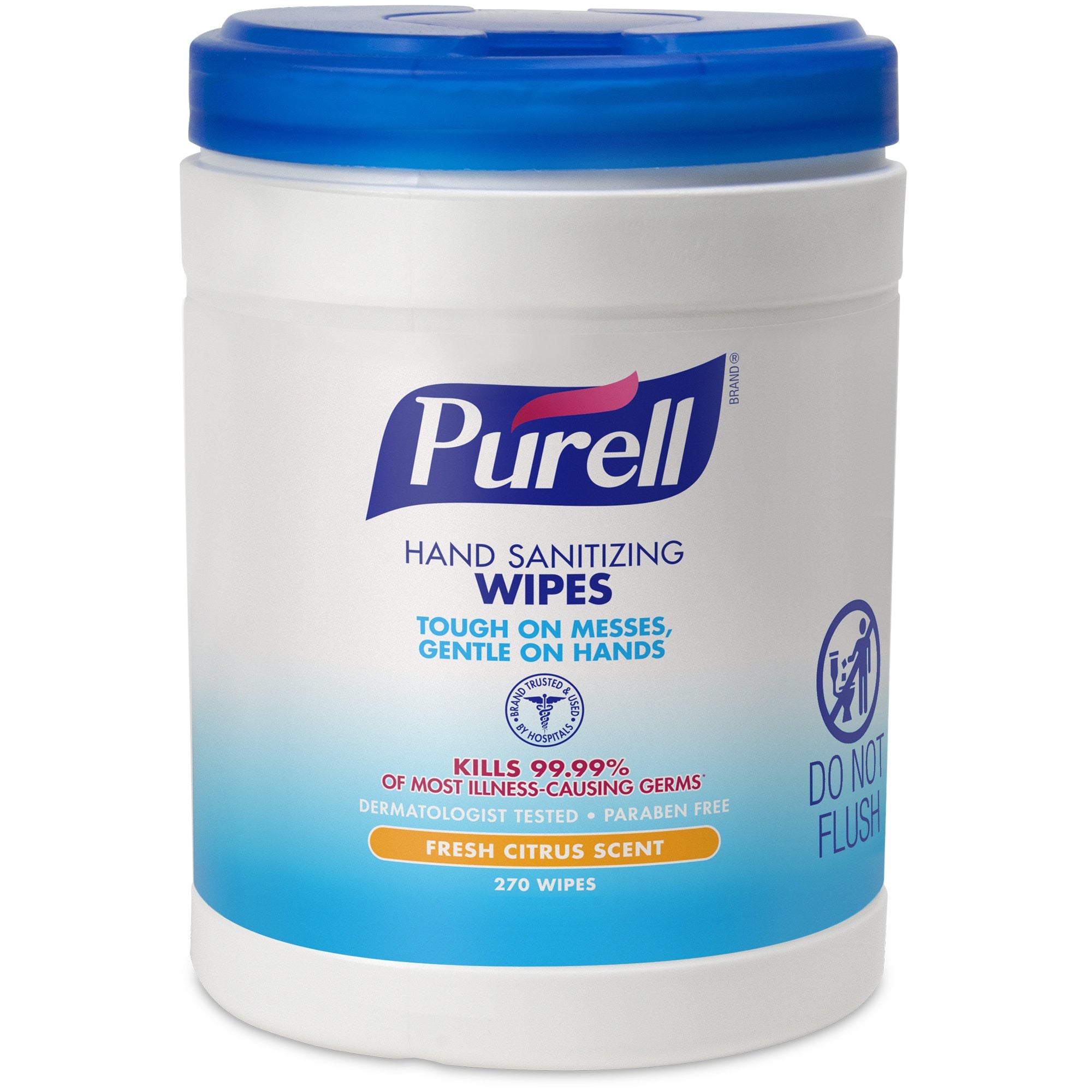 793578 - Purell - Hand Sanitizing Wipe Purell BZK (Benzalkonium Chloride) Wipe Canister 9113-06, Carton of 1, (CN)