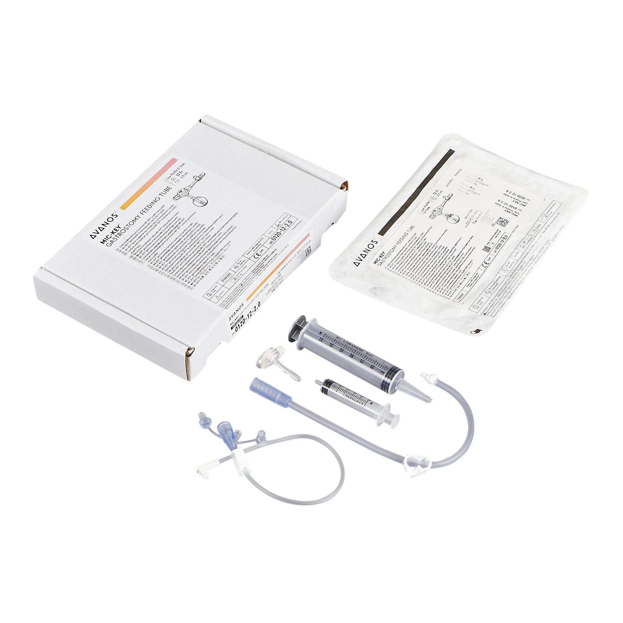559426 - MIC - MIC-Key Low Profile Gastrostomy Tube Kit 12 Fr. 2.0 cm Tube Silicone Sterile, 0120-12-2.0, Pack of 1, (EA)