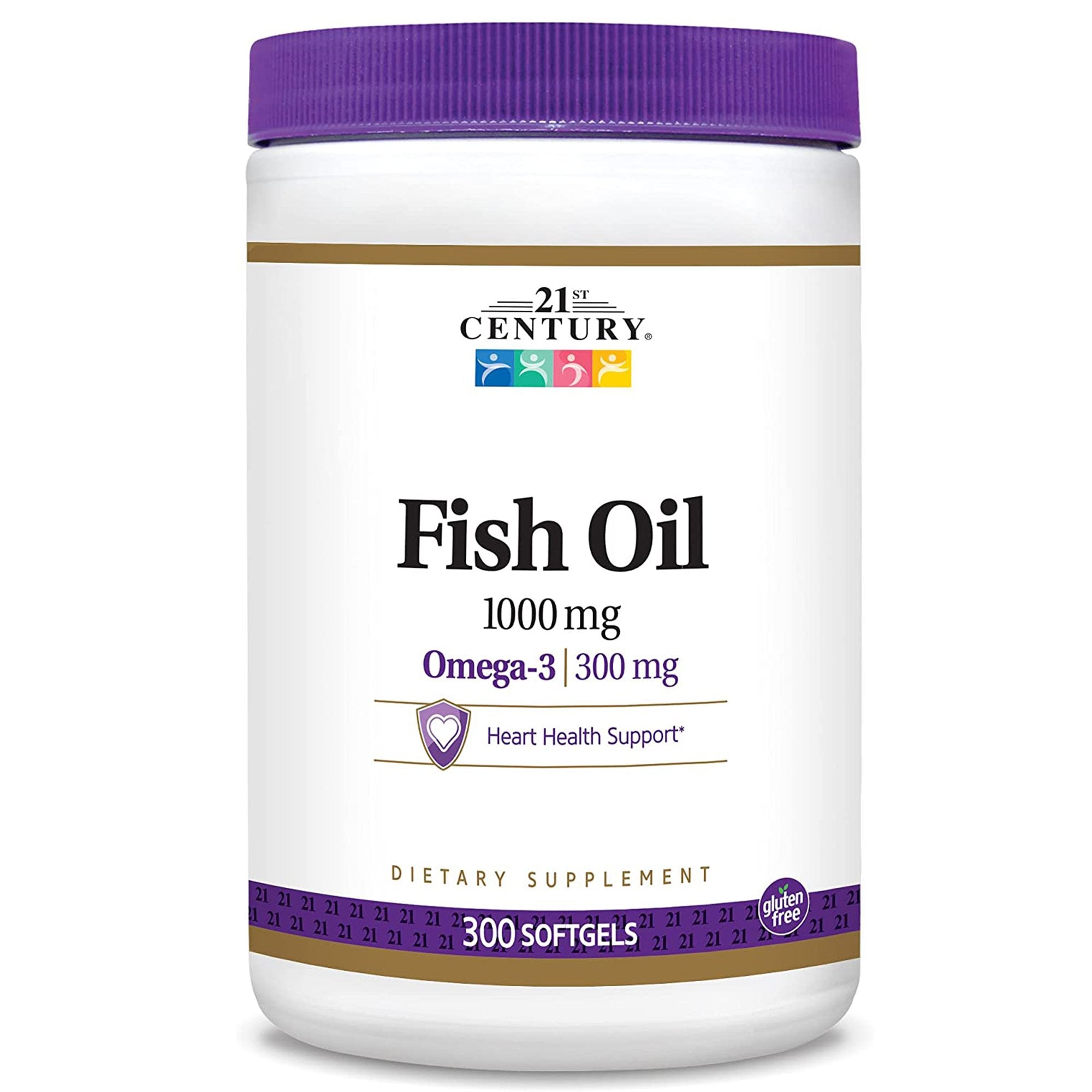 801994 - 21st Century - 21st Century Fish Oil 1000 mg Strength Softgel 60 Bottle of 1, (BT)
