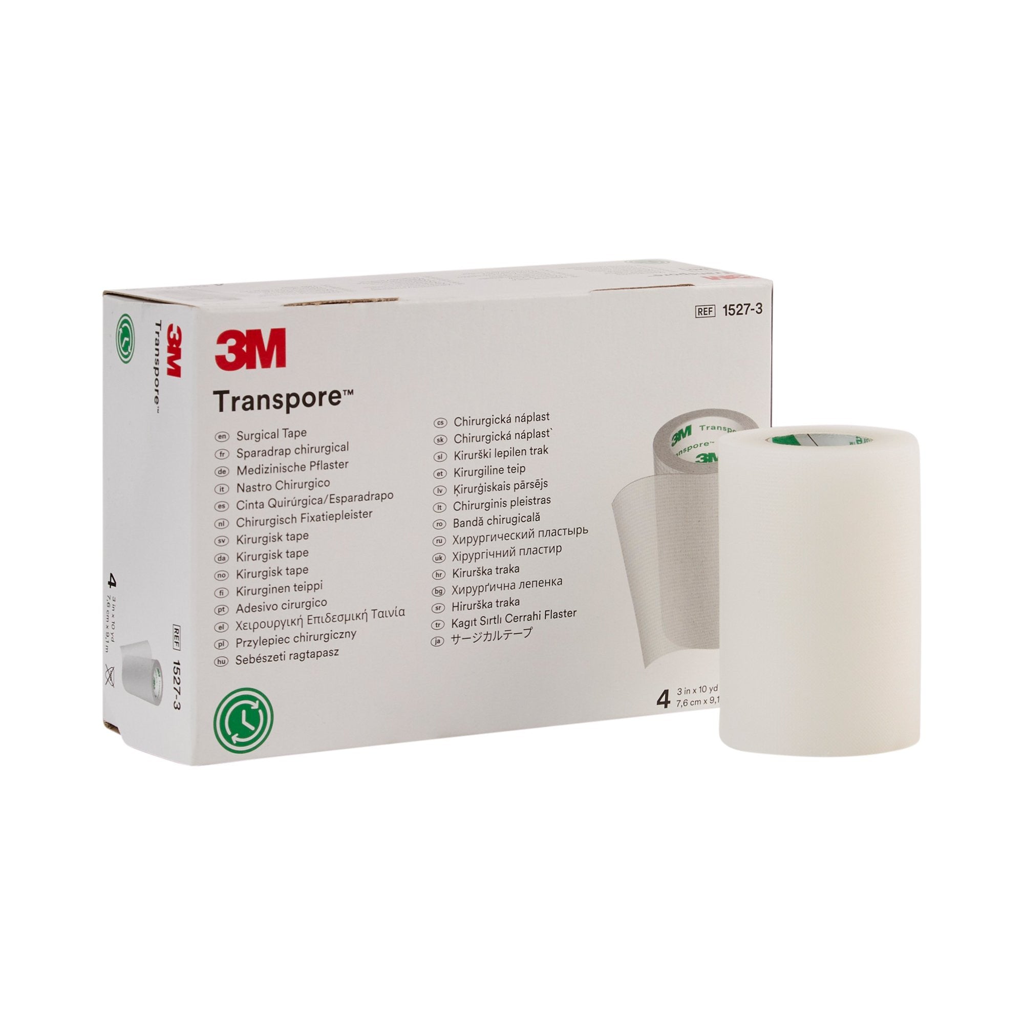 5765 - 3M - 3M Transpore Medical Tape Transparent 3 in X 10 yd Plastic, 1527-3, Case of 40, (CS)