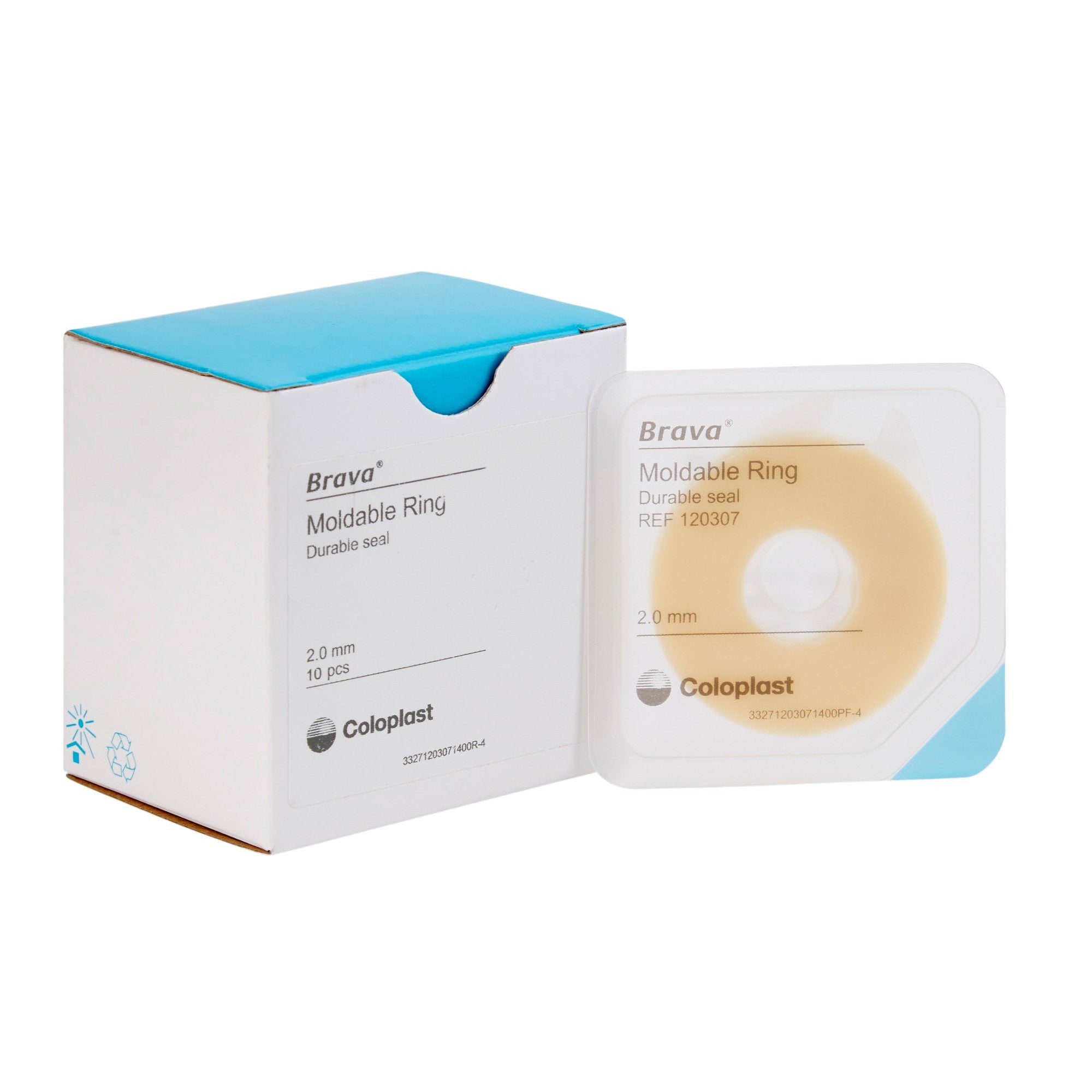 809844 - Brava - Brava Ostomy Barrier Ring, 2 mm Thick, Diameter 2 Inch, Moldable, Pack of 1, (EA)