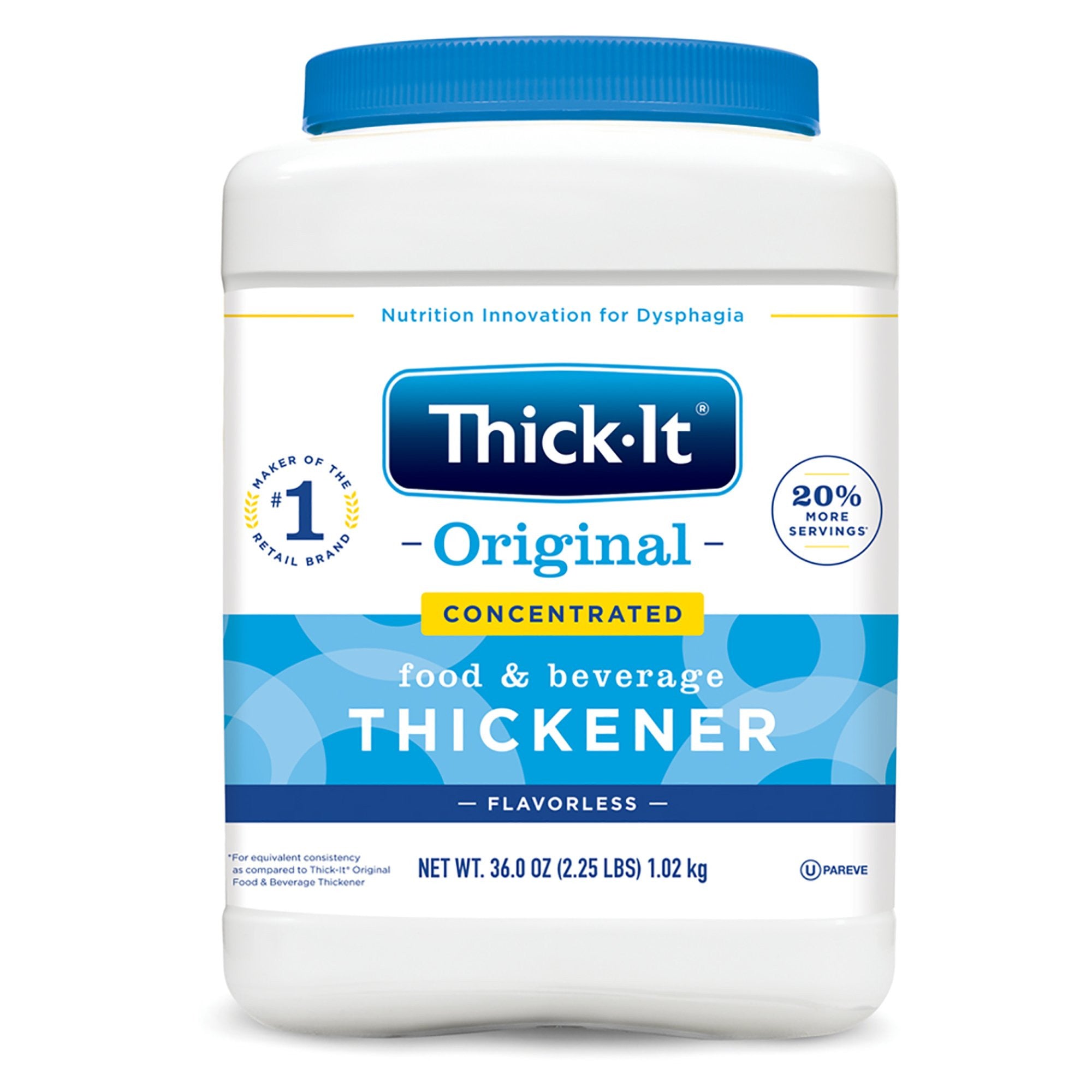 811368 - Thick-It - Food and Beverage Thickener Thick-It Original Concentrated 36 oz. Canister Unflavored Powder IDDSI Level 0 Thin J587-C6800 Case of 6, (CS)