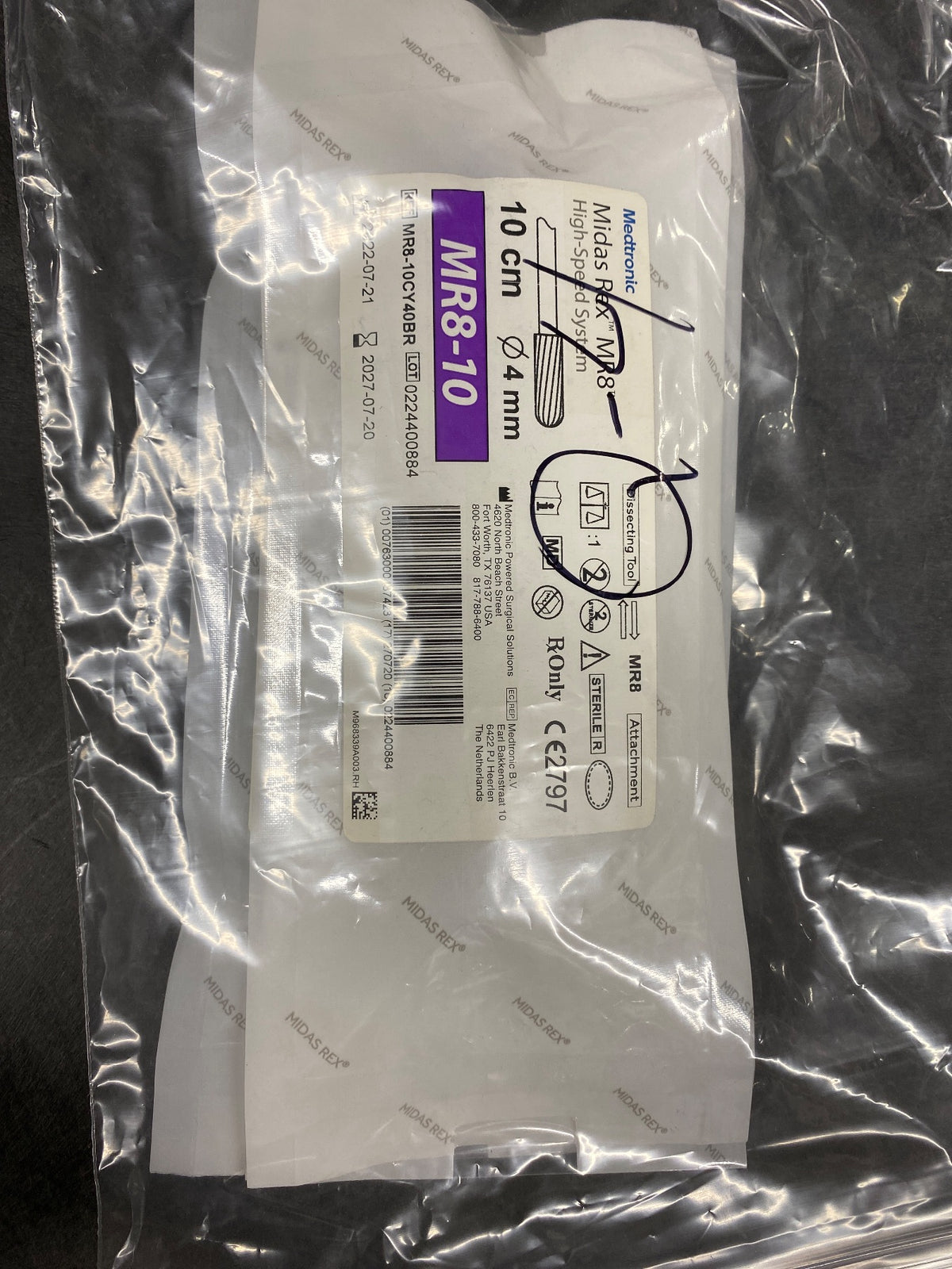 MR8-10CY40BR - MEDTRONIC - TOOL MR8-10CY40BR MR8 10CM CYL BARL 4MM, (EA/1)