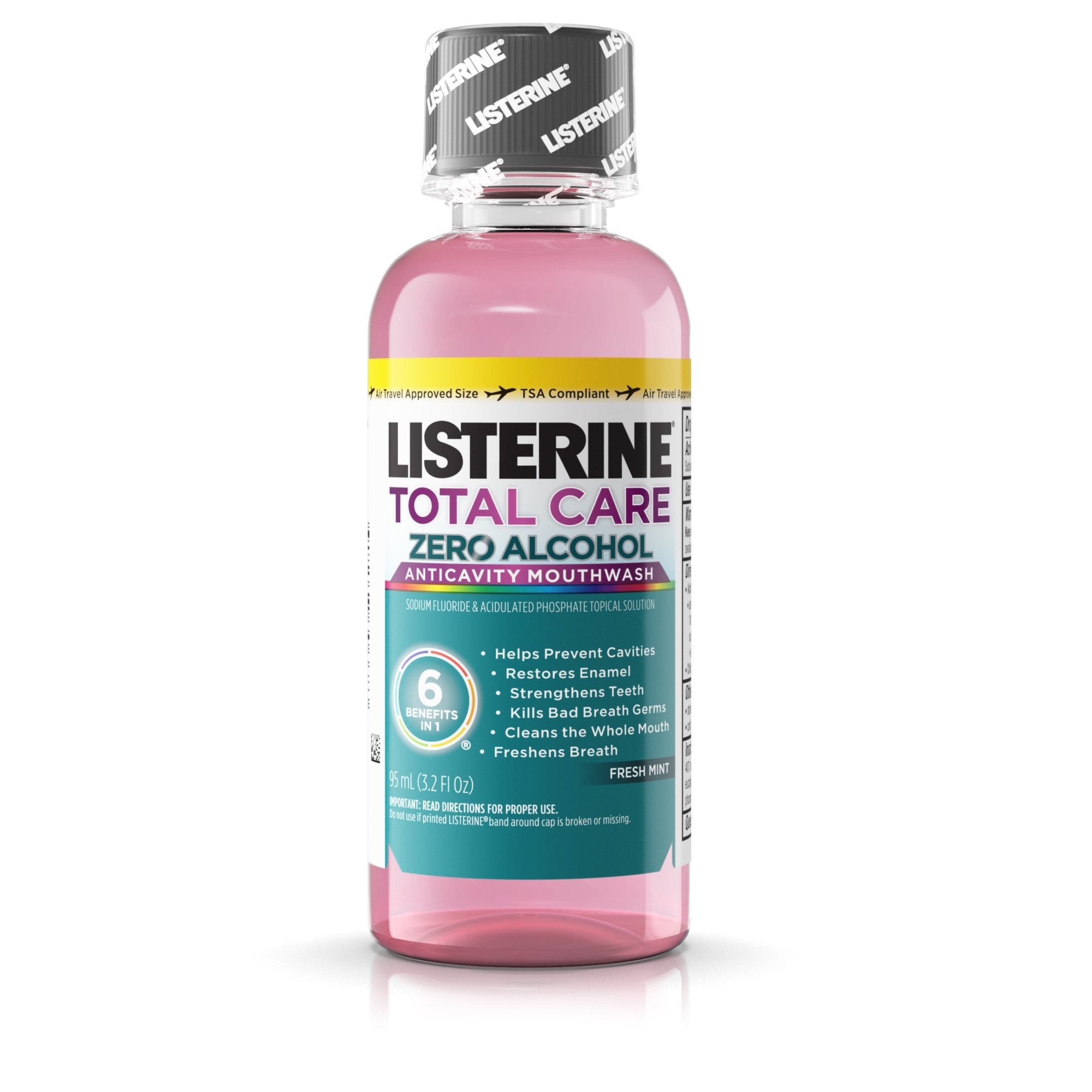 831832 - Listerine - Mouthwash Listerine Total Care Zero 3.2 oz. Fresh Mint Flavor Pack of 1, (EA)