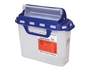 833555 - Recykleen - Recykleen Pharma Waste Container, White Base, 12 H x 12 W x 4.8 D in, 1.35 gal., 305058, Pack of 1, (EA)