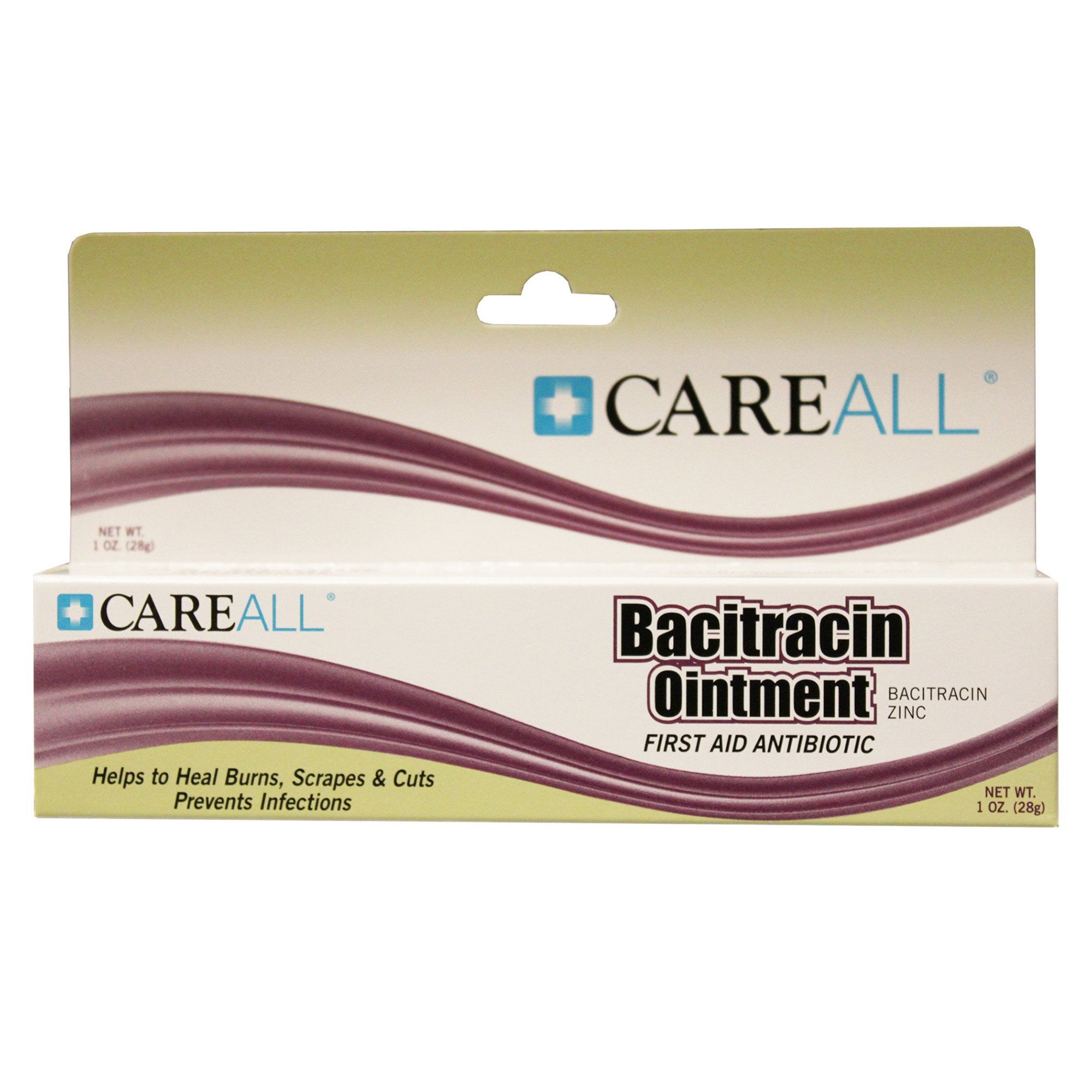 874273 - CAREALL - First Aid Antibiotic CareALL Ointment 1 oz. Tube BAC1 Pack of 1, (EA)
