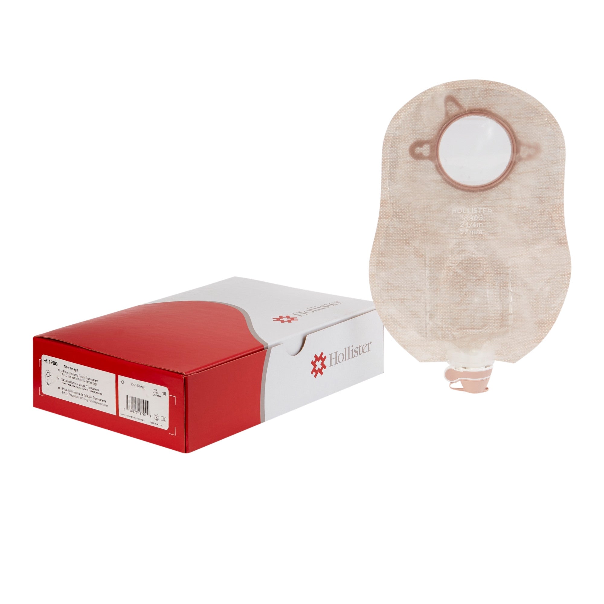 884668 - New Image - Urostomy Pouch New Image Two-Piece System 9 Inch Length Drainable 18903 Box of 10, (BX)