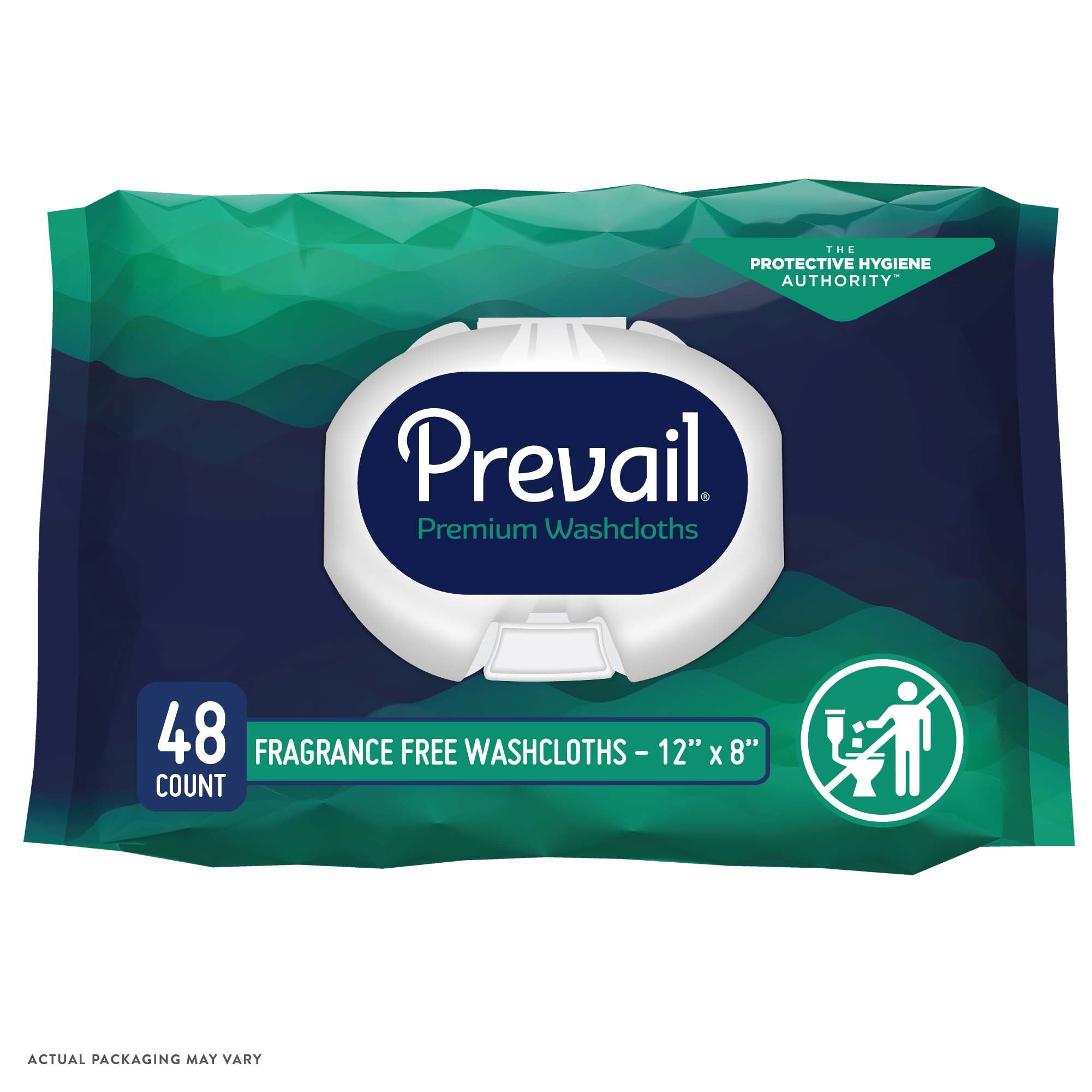 888860 - Prevail - Personal Cleansing Wipe Prevail Soft Pack Unscented WW-810 Pack of 48, (PK)