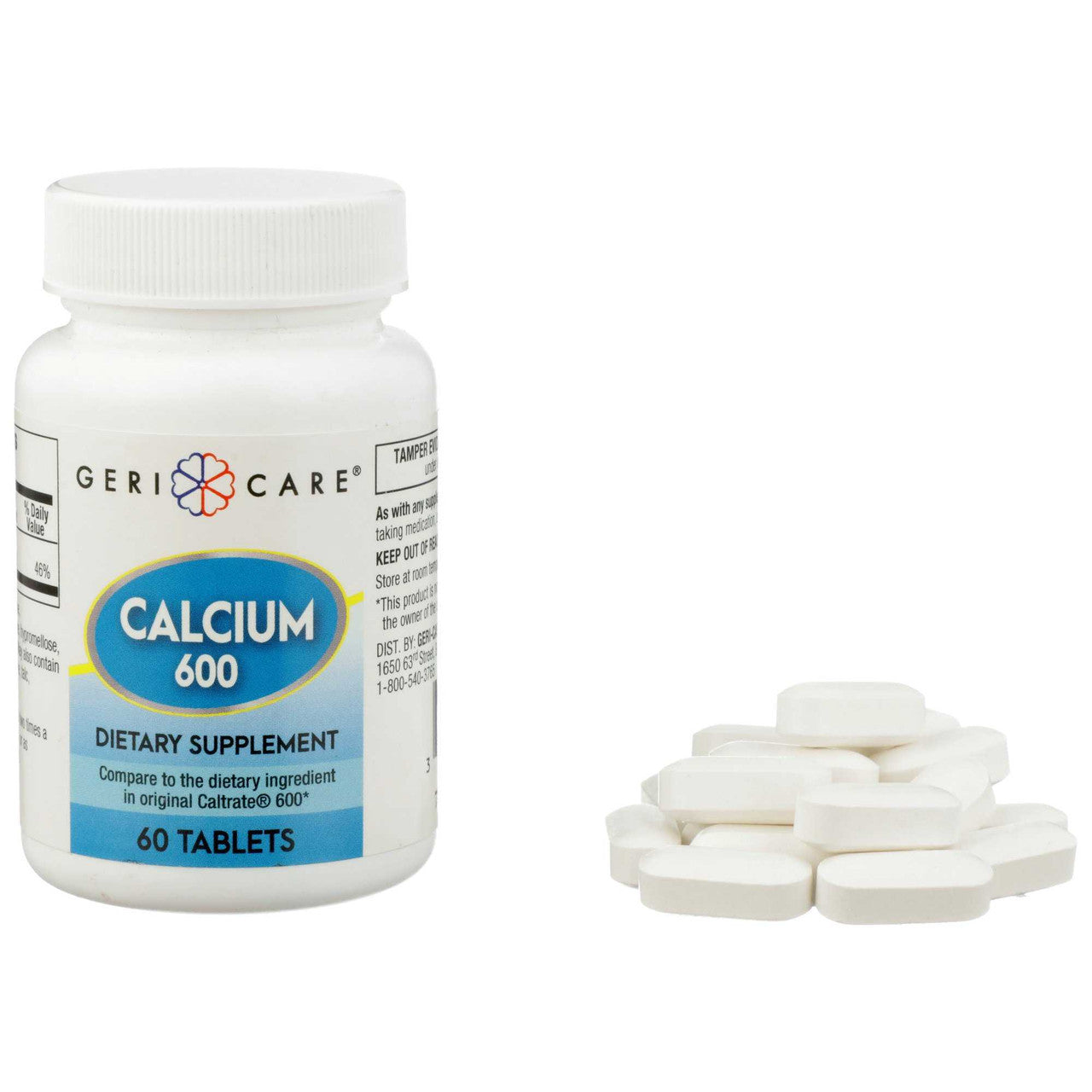689190 - Geri-Care - Joint Health Supplement Geri-Care 600 mg Strength Caplet 746-06-GCP Case of 12, (CS)