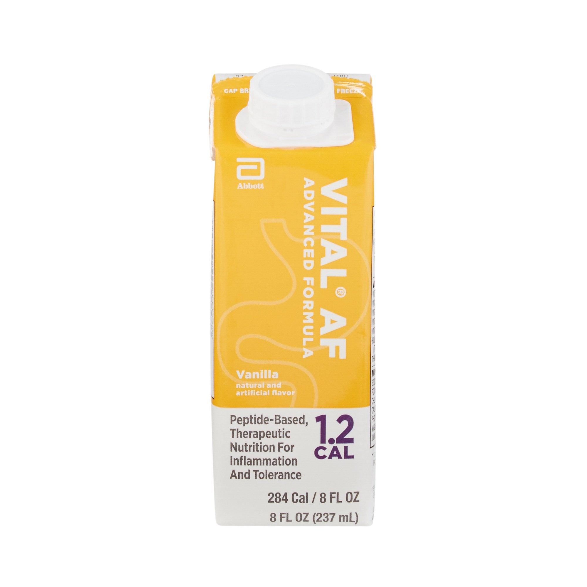 1048222 - Vital - Vital AF 1.2 Cal Oral Supplement Vanilla Flavor Liquid 8 oz. Reclosable Carton, 64828, Case of 24, (CS)