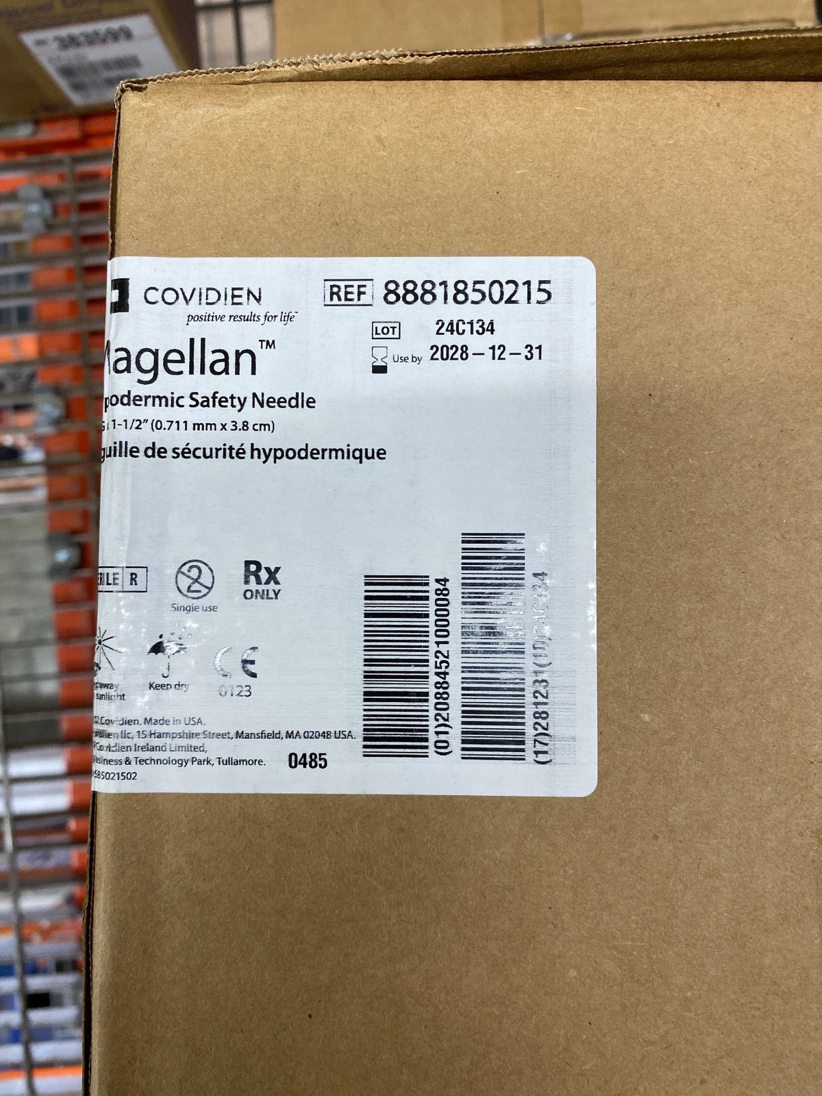 8881850215 - COVIDIEN - Hypodermic safety needles, (CS/500)