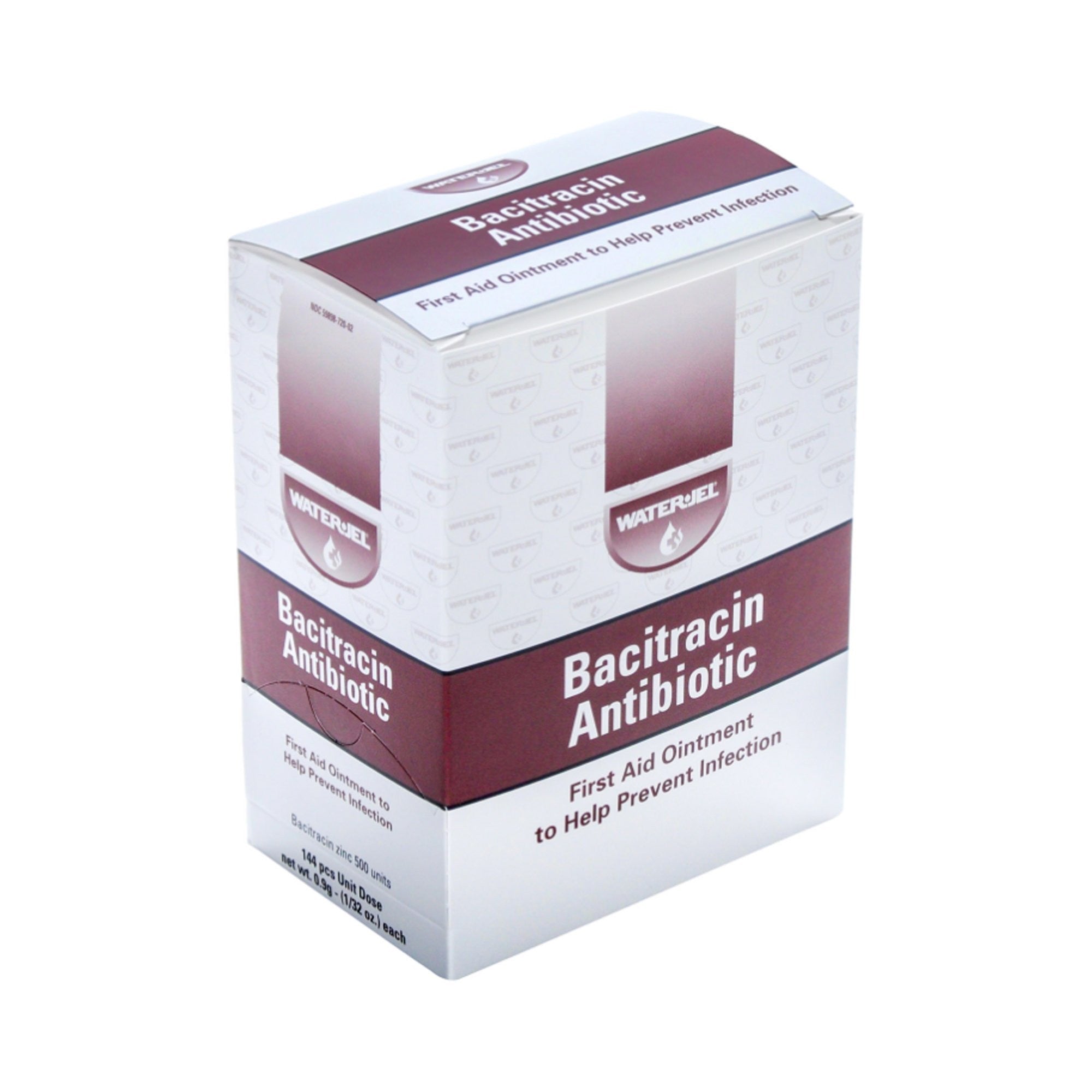 975422 - WATER JEL - Water Jel Triple Antibiotic Ointment 0.9 g, ndividual Packet, 12 Boxes, Case of 1728, (CS)