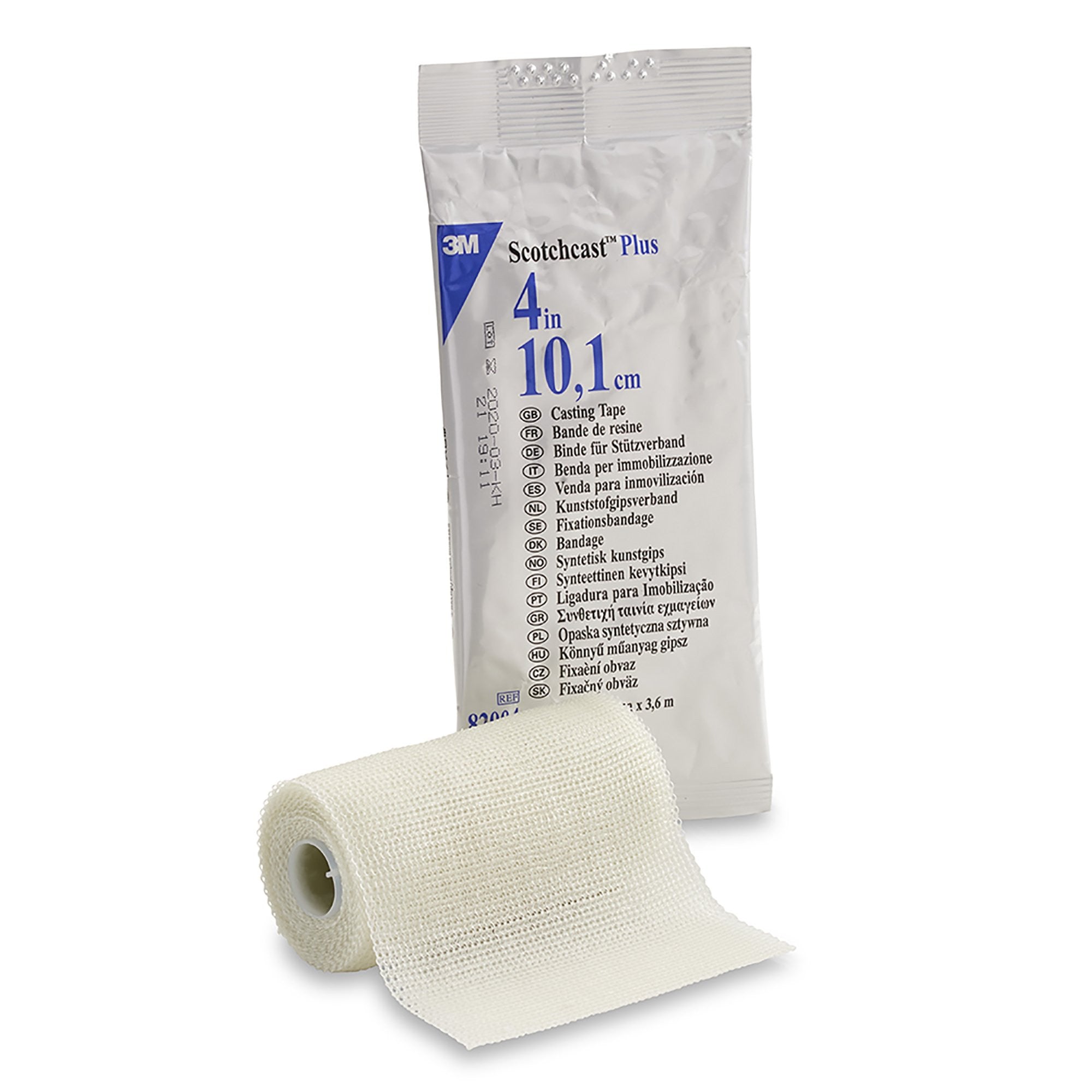 979844 - Scotchcast - Cast Tape 3M Scotchcast Plus 4 Inch x 12 Foot Fiberglass / Resin White 82004 Roll of 1, (RL)