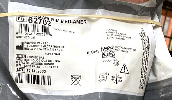 62702 - RESMED - QUATTRO AIR FFM MED, (EA/1)