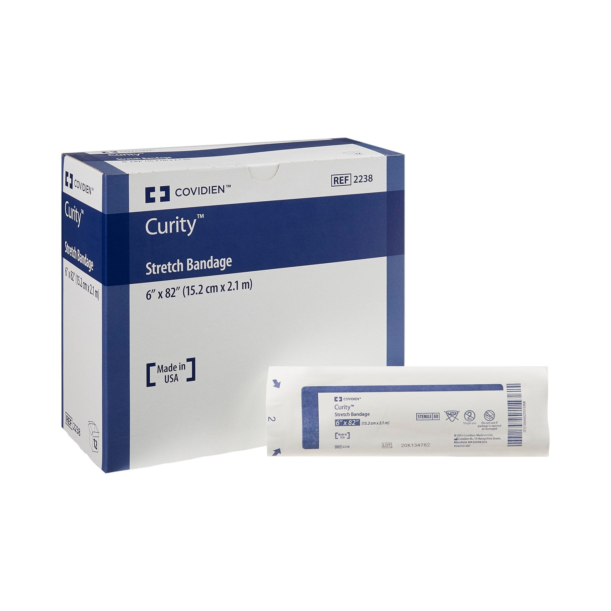 188589 - Curity - Curity Conforming Bandage 6 X 82 Inch 1-Ply Sterile 1 per Pack, 2238-, Pack of 1, (EA)