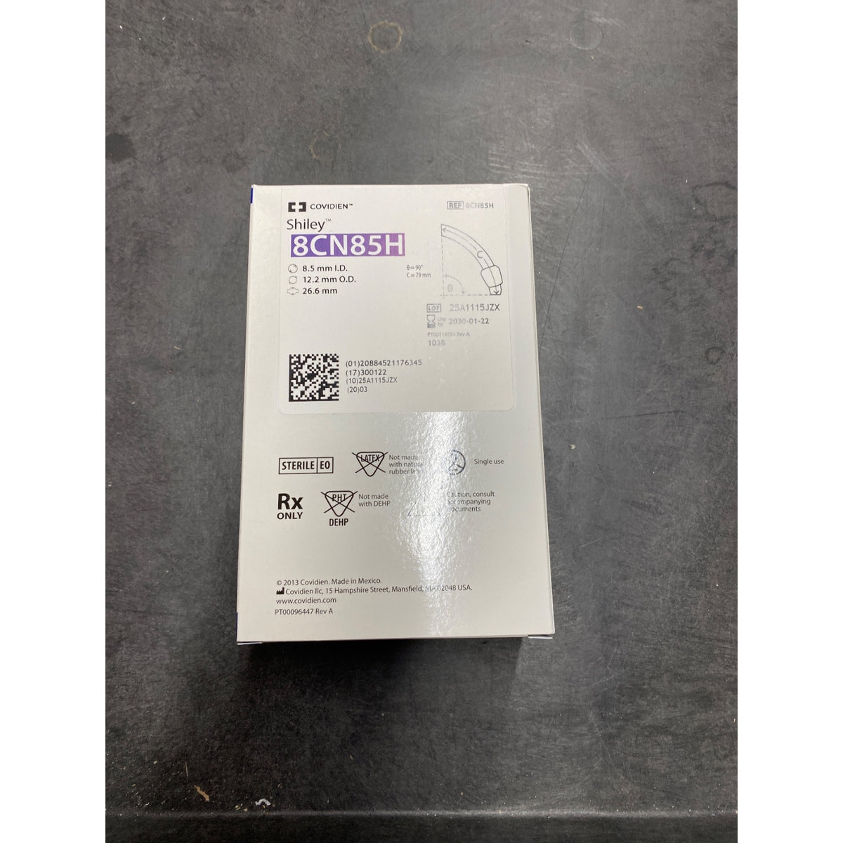8CN85H - COVIDIEN - Adult Flexible Tracheostomy Tube with TaperGuard Cuff Disposable Inner Cannula, (BX/1)