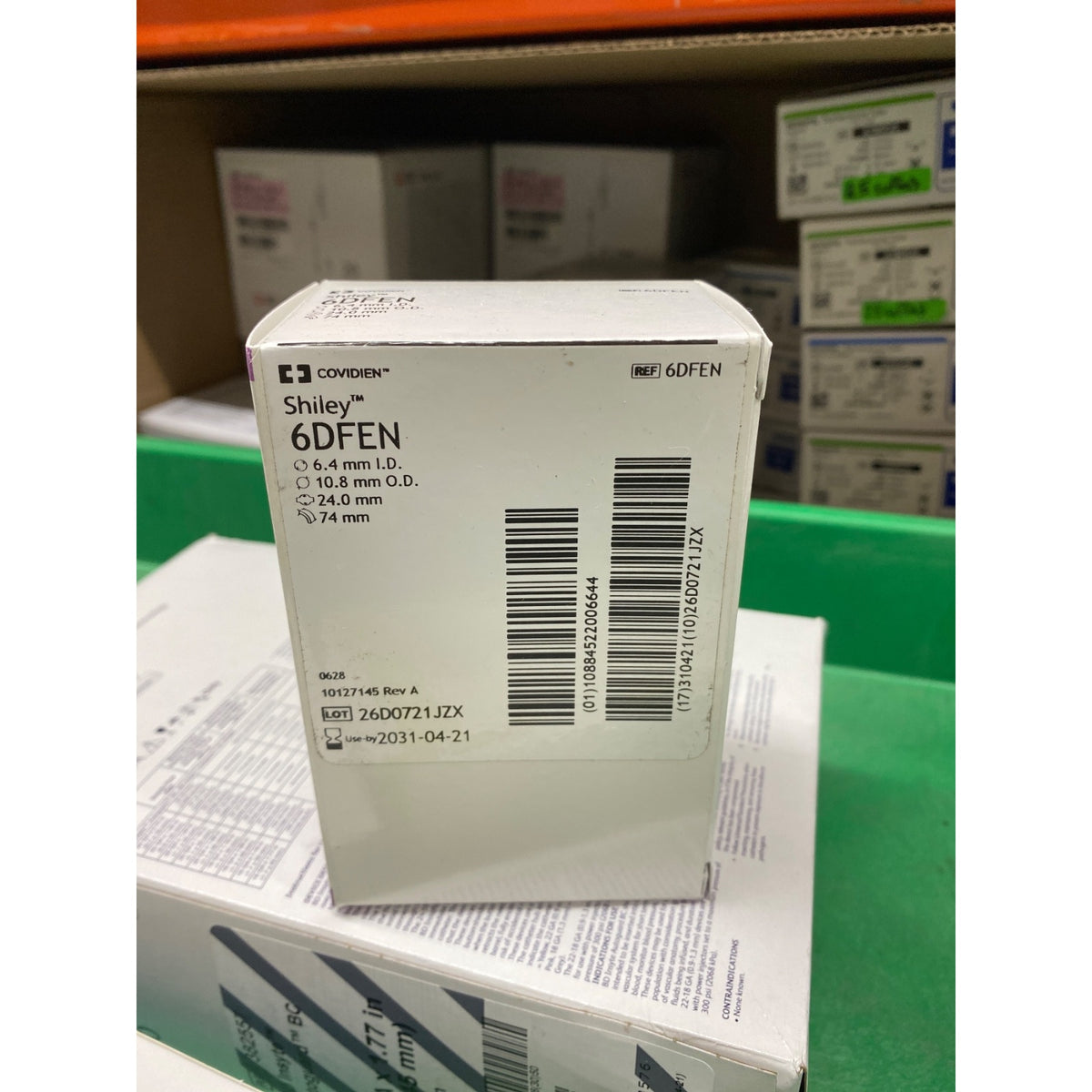 6DFEN - COVIDIEN - Tracheostomy Tube Cuffed with Disposable Inner Cannula,Fenestrated, (BX/1)