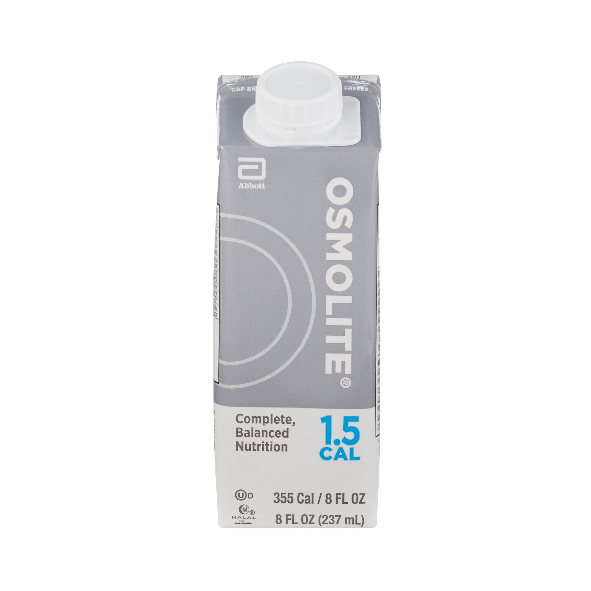 1048225 - Osmolite - Osmolite 1.5 Cal Tube Feeding Formula Unflavored Liquid 8 oz. Reclosable Carton, 64837, Pack of 1, (EA)