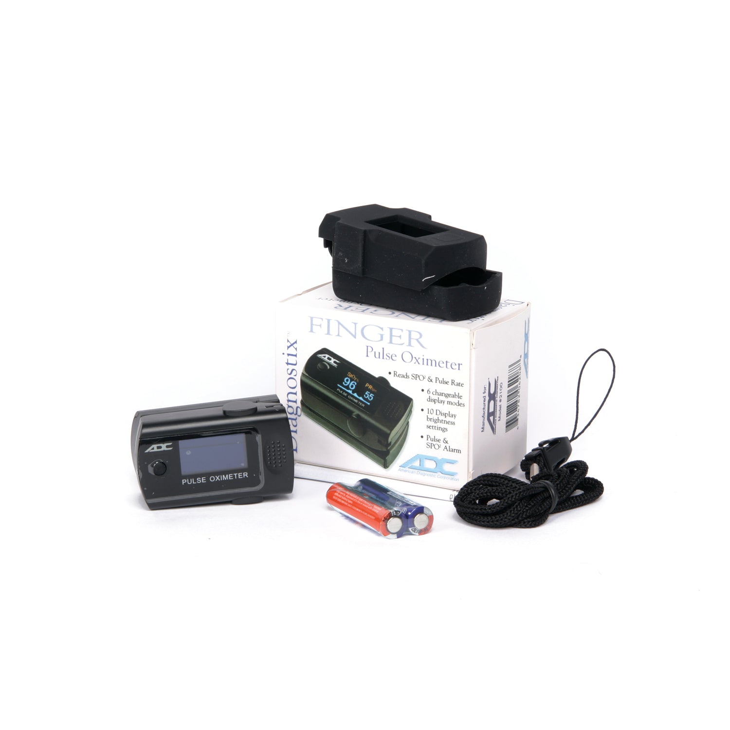 2100 - American Diagnostic Corporation - Digital Fingertip Pulse Oximeter (US Only) , ea