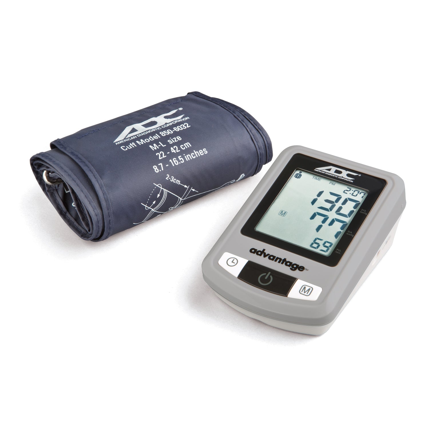 6021N - American Diagnostic Corporation - Auto Digital BP Monitor, Soft Wide Range, Adult (US Only) , ea
