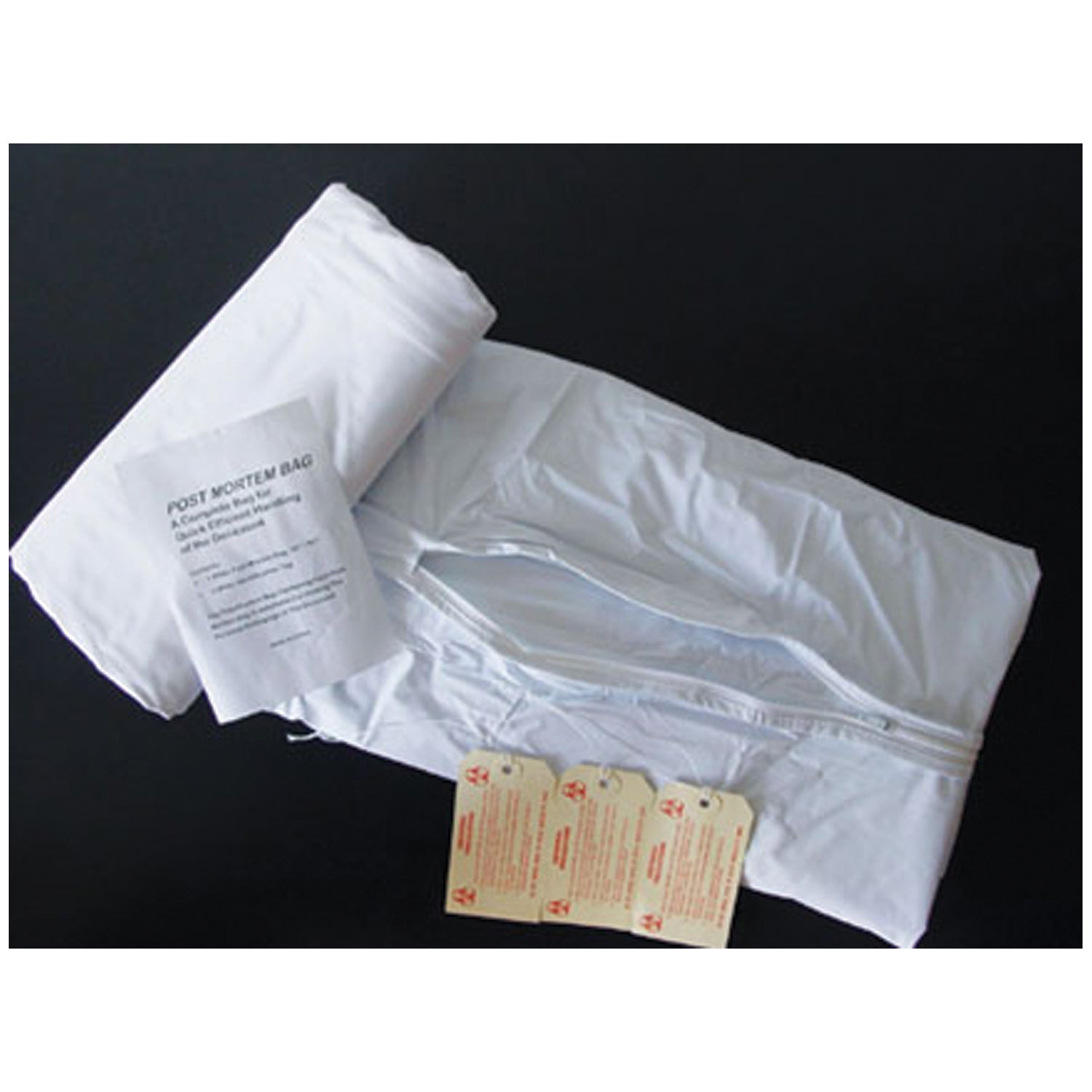 40479 - ADI Medical - 遺體遺體袋,直拉鍊,兒童,3 個標籤,28 英寸 x 48 英寸,10 個/箱,箱