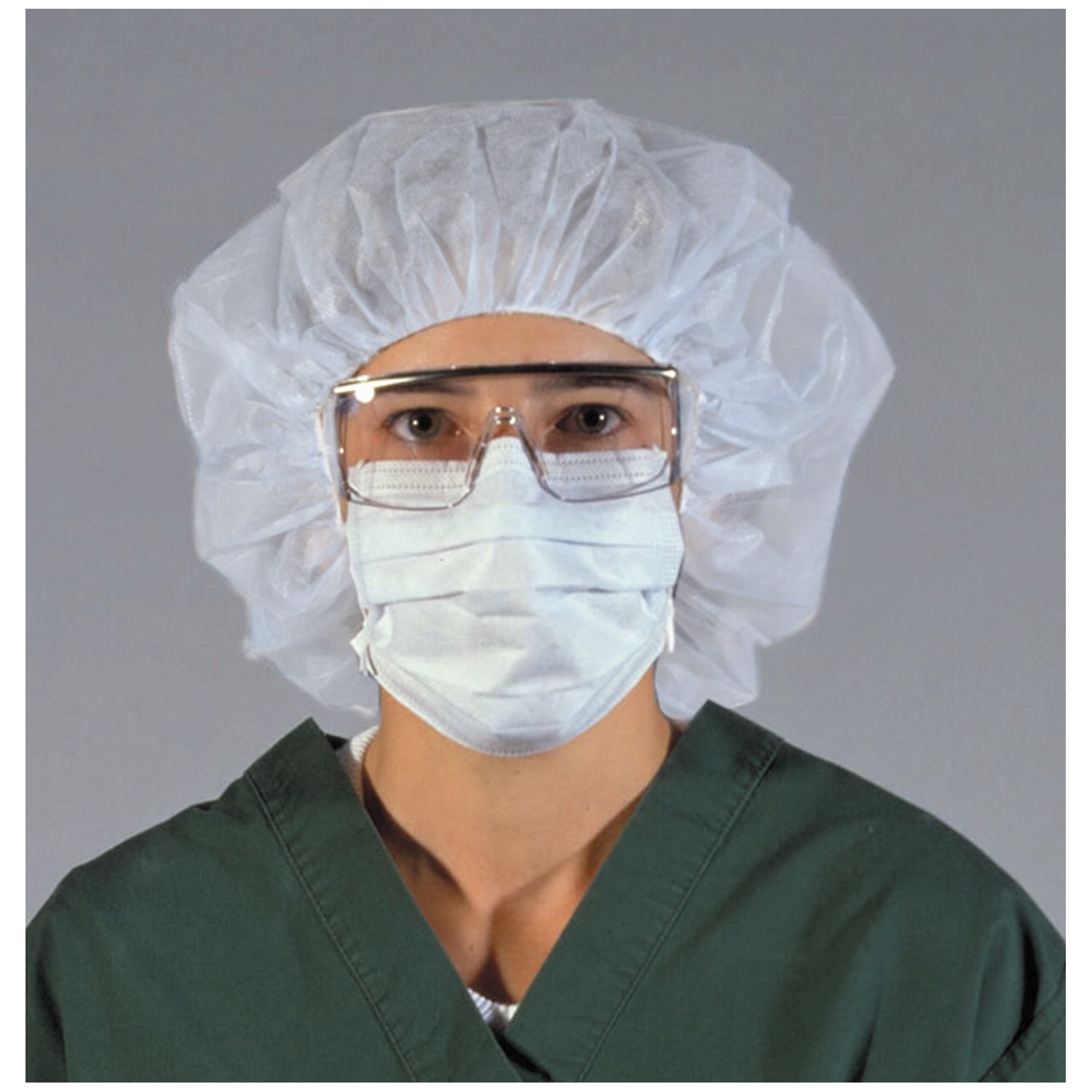 8000 - AMD-Medicom - Bouffant Cap, 21", White, 100/bx, 5 bx/cs , cs