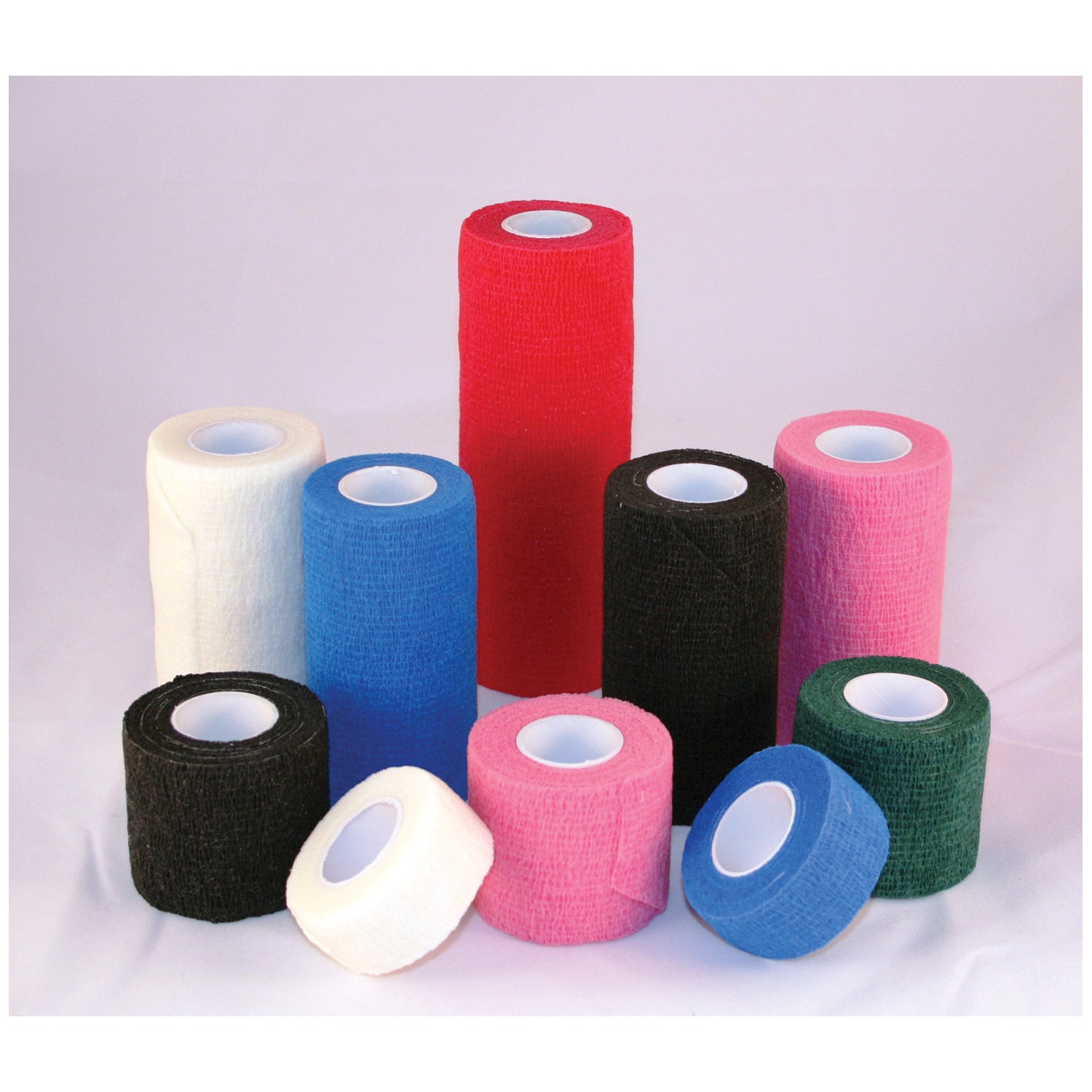 A2061-ALF - AMD-Medicom - Cohesive Bandage, 2" x 5 yds, Non-Sterile, Assorted Colors, Individually Wrapped, Latex Free (LF), 36/bx , bx