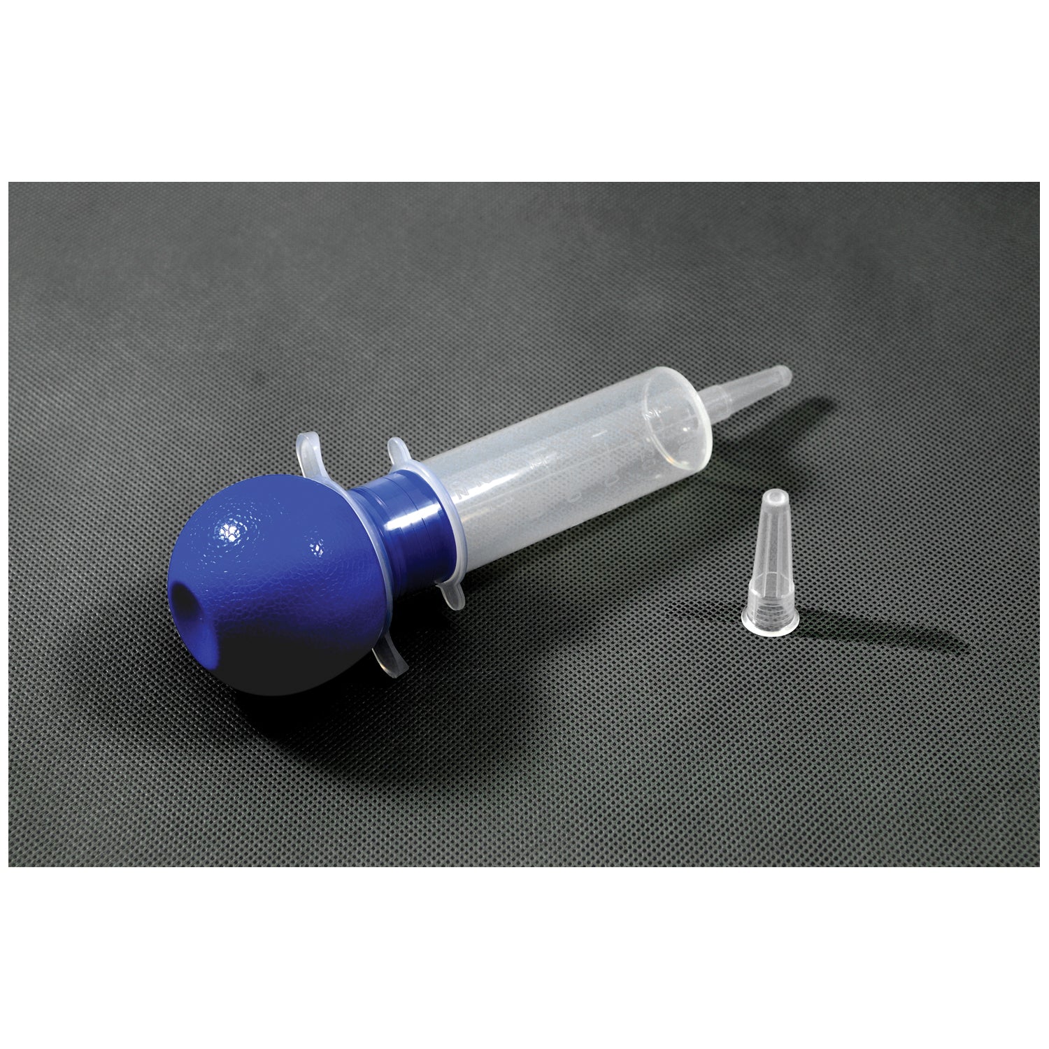 AS121 - Amsino International, Inc. - Bulb Irrigation Kit Includes: 500cc Graduated Container, 60cc Bulb Irrigation Syringe, Patient ID Label, Small Tube Adapter, Packaged in a Resealable IV Pole Bag, 30/cs (50 cs/plt) , cs
