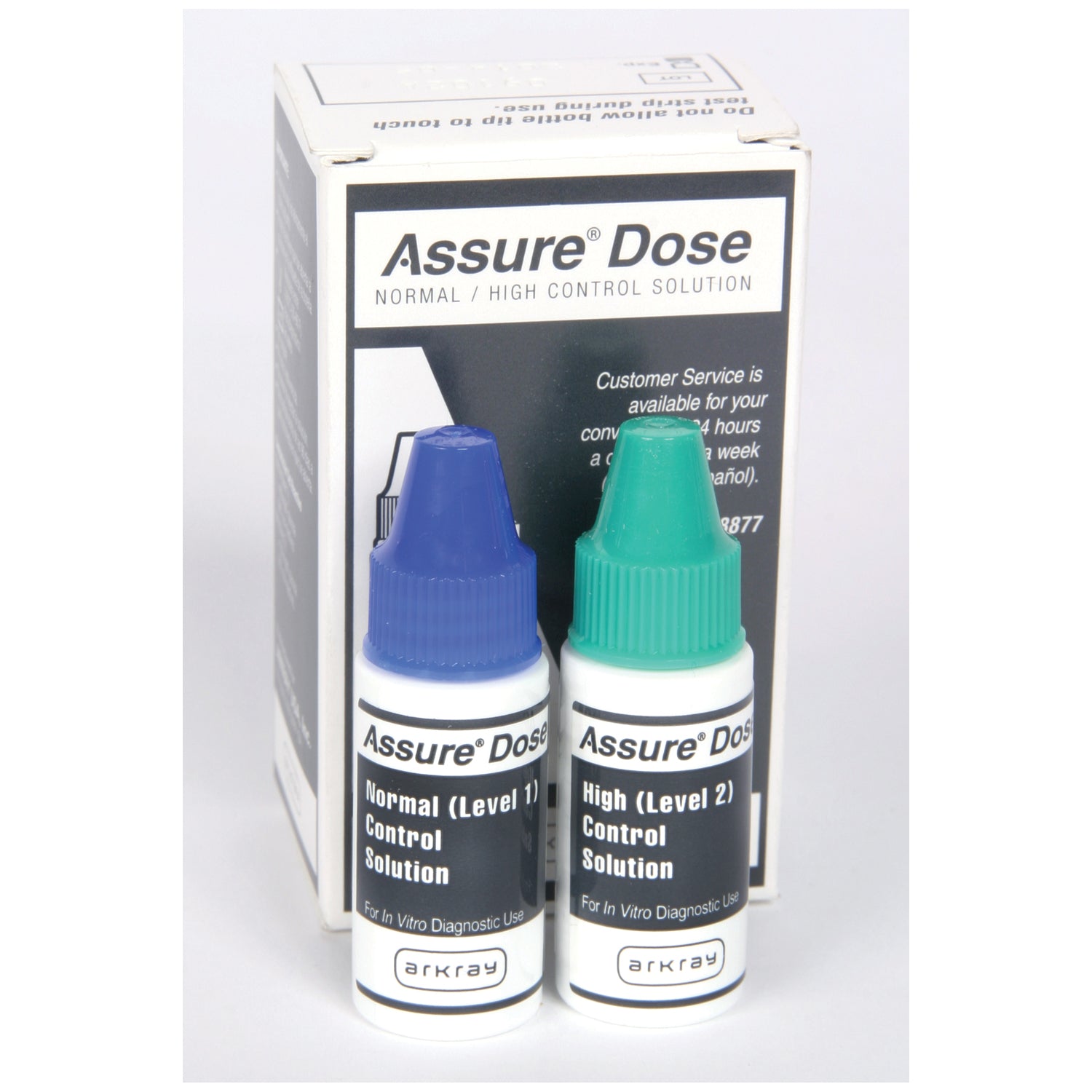 500006 - Arkray USA, Inc. - Control Solution, Normal & High, (1) Bottle Normal, (1) Bottle High (US Only) , ea