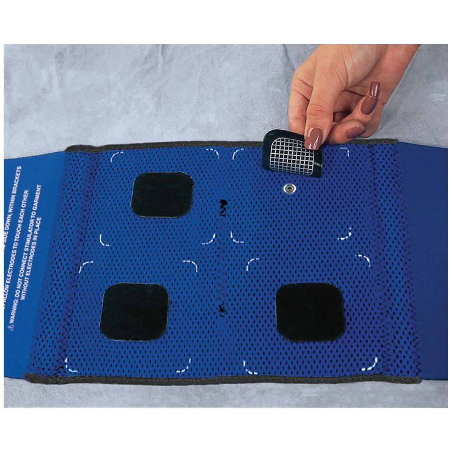 B22-L - Axelgaard - Back Garment Kit Contains: (1) L/XL Back Garment, (4) UltraStim® Electrodes 2"x2" & (4) Black Snap Adapters (024104) , ea