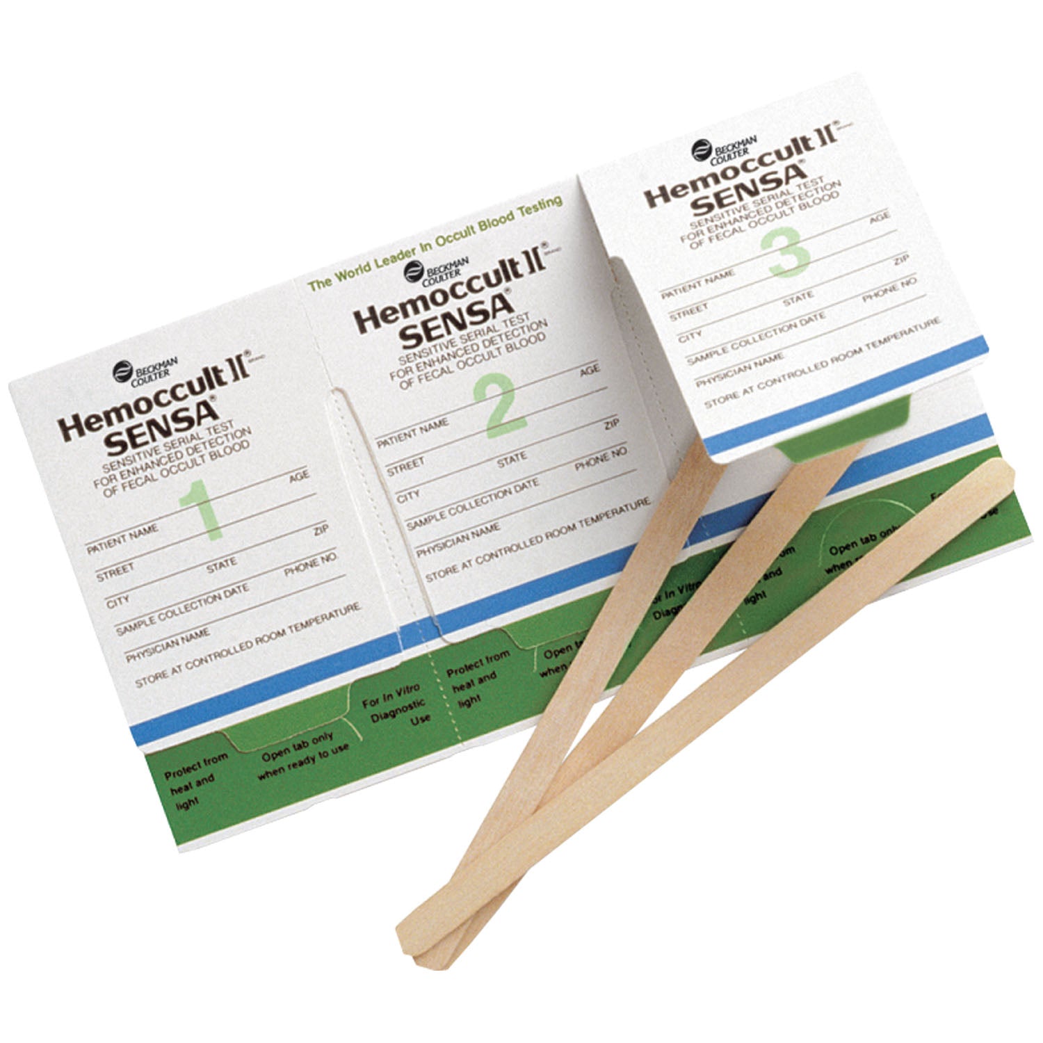 64152 - HemoCue America - Each Case Contains: (10) Boxes of 100 Hemoccult® SENSA® Single Slides (Test Cards), (20) 15mL Bottles of Developer, (1000) Applicators & Instructions (Minimum Expiry Lead is 90 days) (Item is Non-Returnable) (US & Canada Only) (