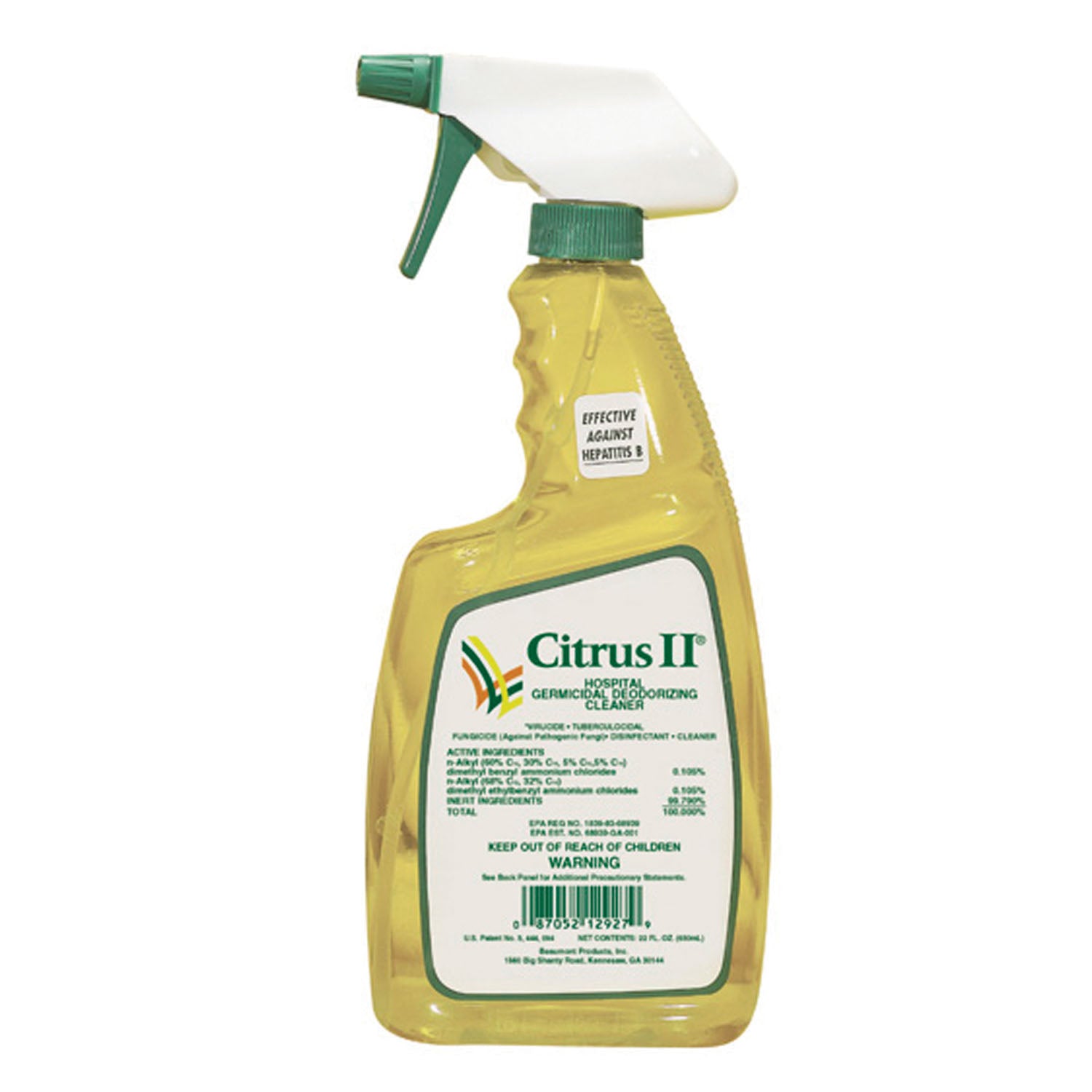 633712927 - Beaumont Products, Inc. - Limpiador desodorizante, botella rociadora de 22 oz, 12 unidades