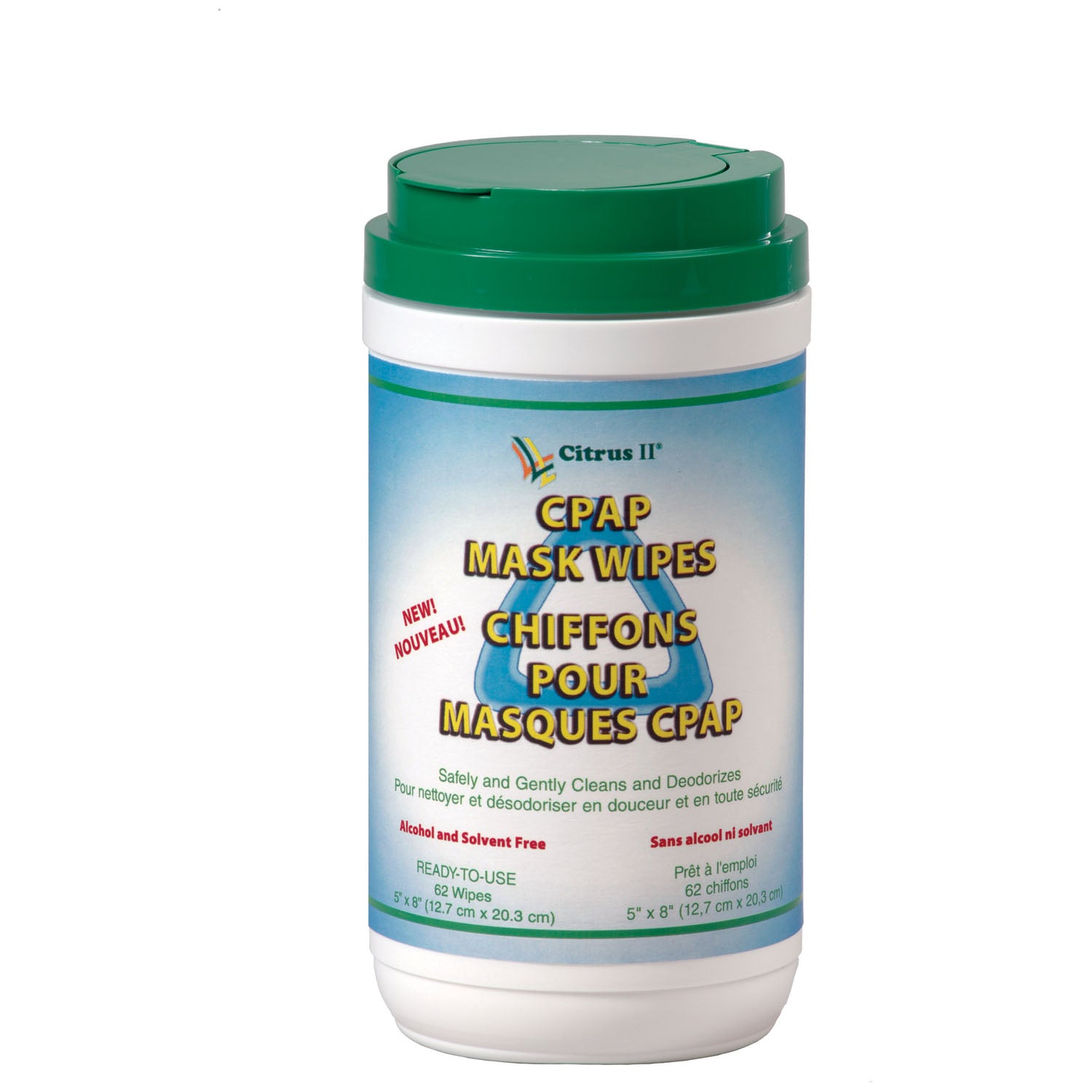 635871639 - Beaumont Products, Inc. - Mask Cleaner, Wipes, 62 Count Pop-Up Canister, 12/cs (72 cs/plt) , cs