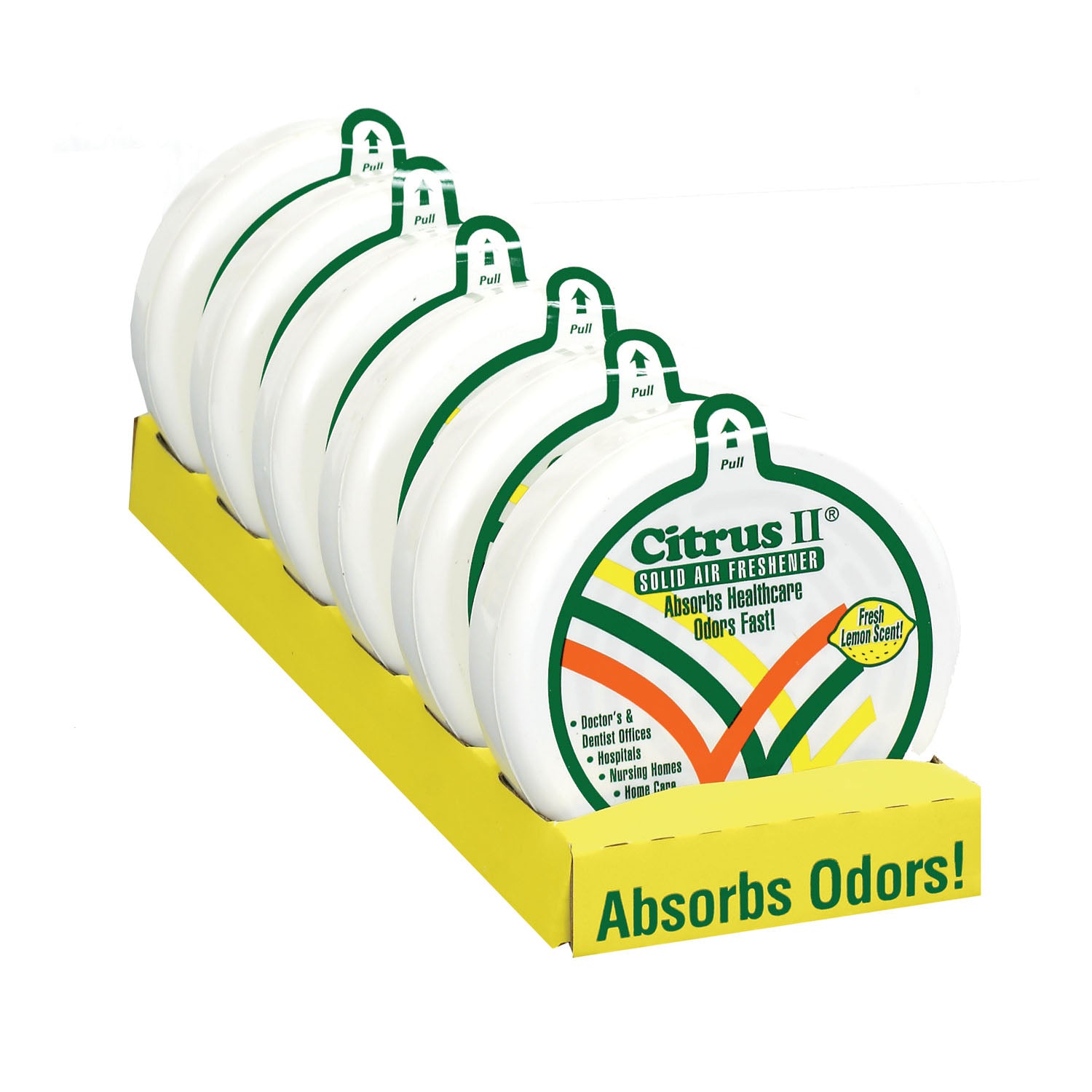 636471430 - Beaumont Products, Inc. - Ambientador sólido de 8 oz, aroma a limón, 12 unidades