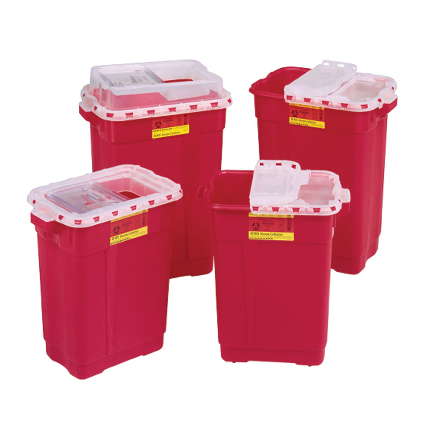 305609 - BD - Sharps Collector, 19 Gal, Slide Top, Red, 5/cs (Continental US Only) (Drop Ship Requires Pre-Approval) , cs
