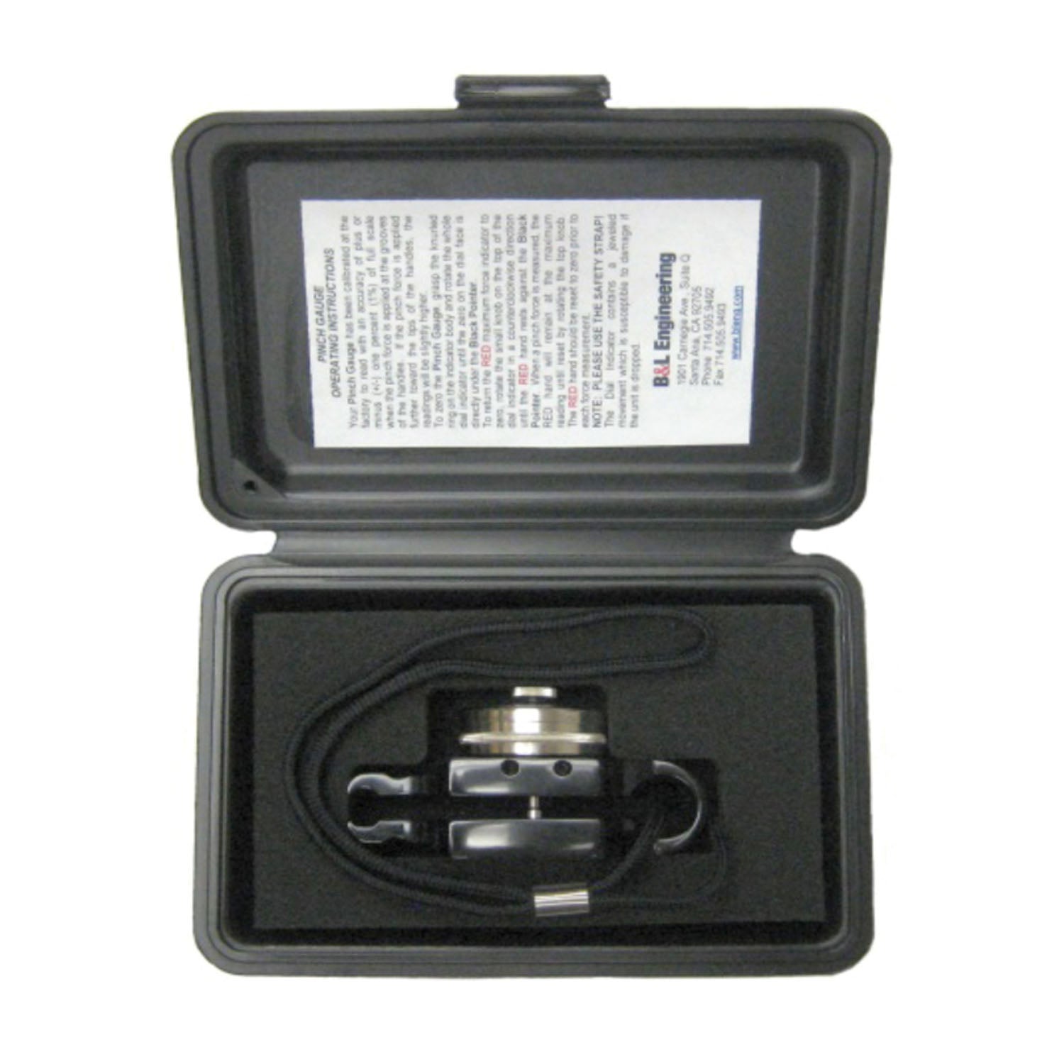PG-CASE - B&L Engineering - Estuche protector, doble pared, plástico rígido con espuma ajustada, c/u
